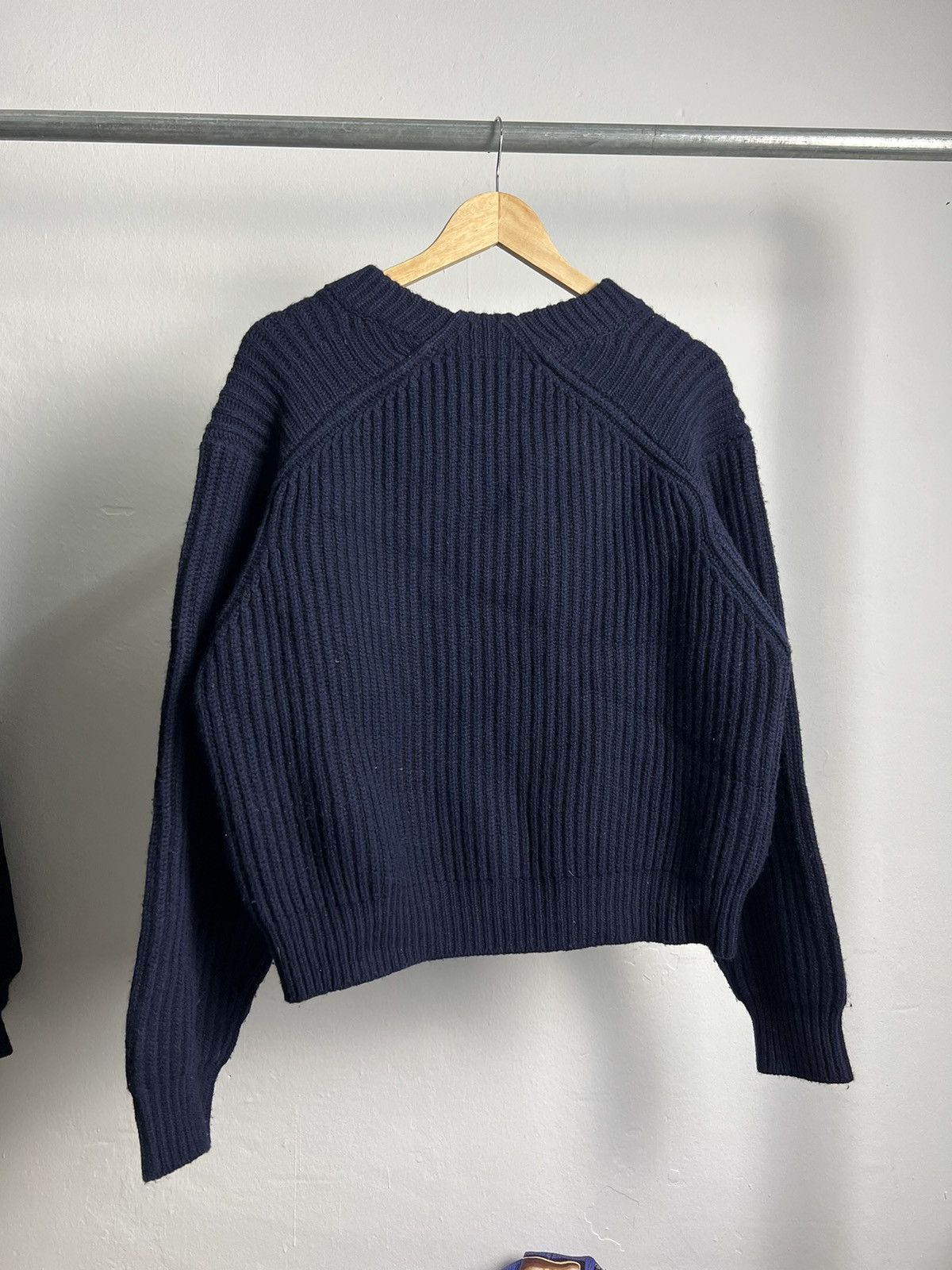 Acne Studios PAW18 Acne Studios Knit Sweater Dark Blue Size US S / EU 44-46 / 1 - 4 Thumbnail