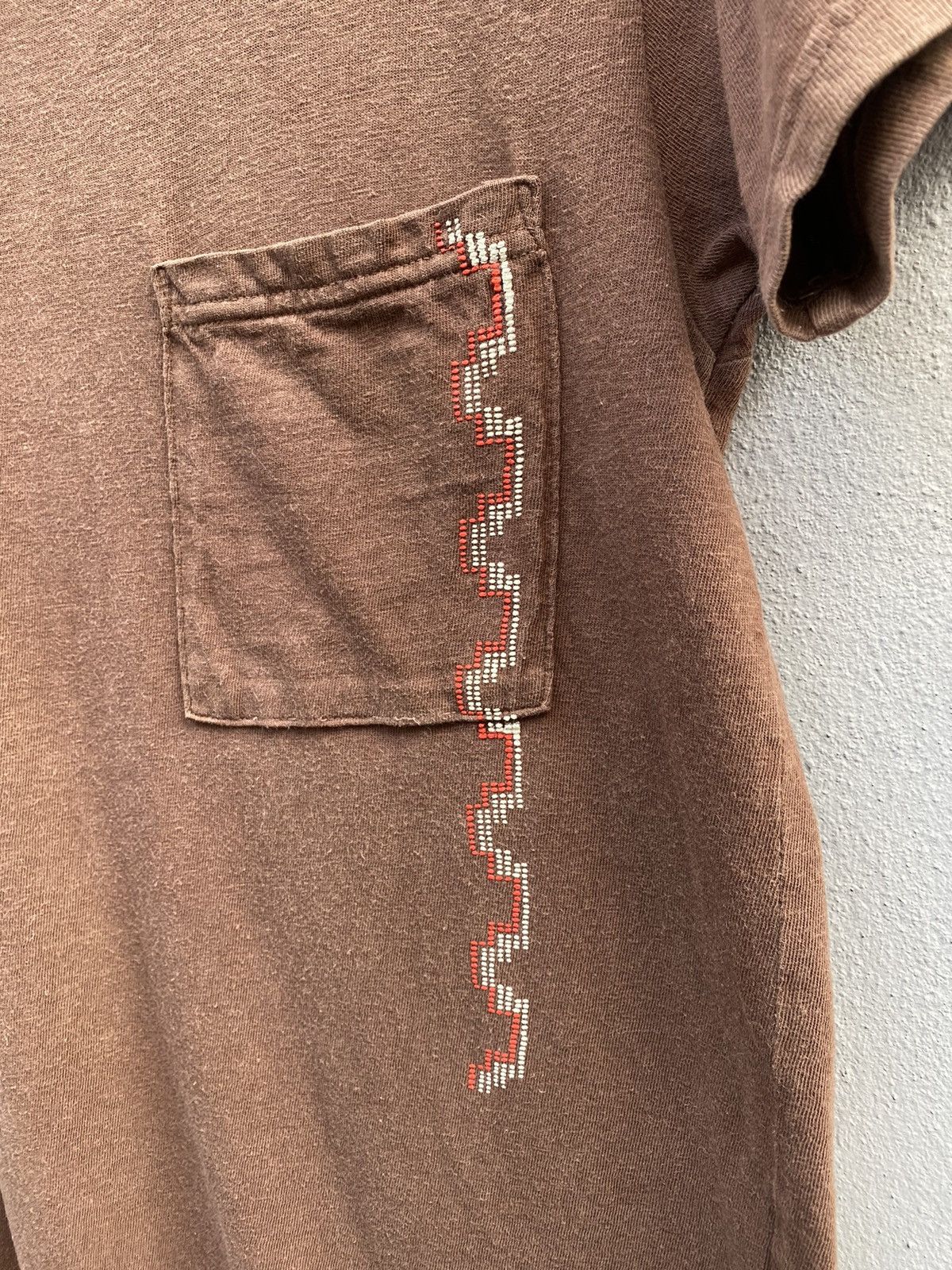 Kapital Kapital Navajo Motive Hand Painted Pocket Tshirt Size US M / EU 48-50 / 2 - 6 Thumbnail