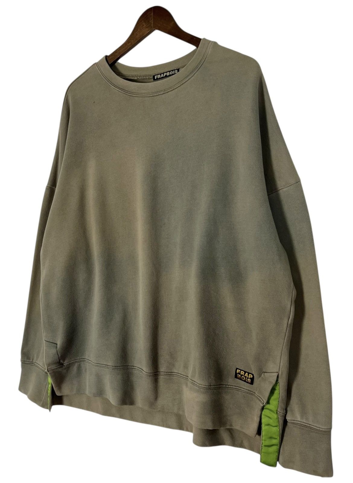 Issey Miyake Vintage Distressed Issey Miyake FRAPBOIS Crew Neck Size M / US 6-8 / IT 42-44 - 3 Thumbnail