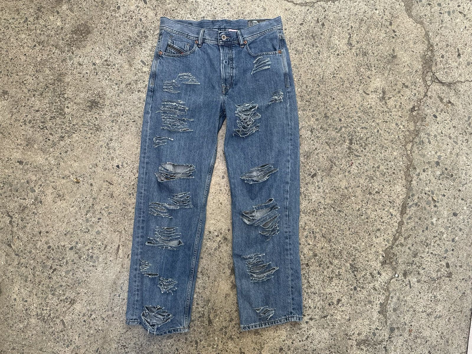 Diesel Diesel ripped denim Size 29" - 1 Thumbnail