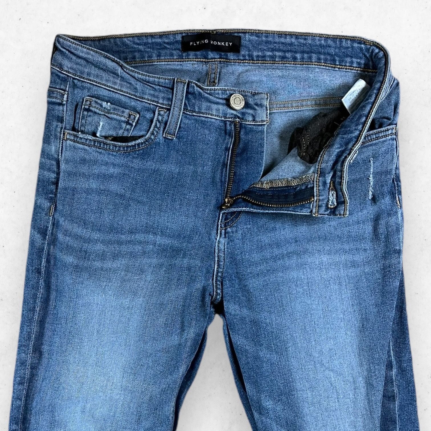 Other Flying Monkey Jeans Women's Size 28 Stretch Denim Skinny Size 28" / US 6 / IT 42 - 4 Thumbnail
