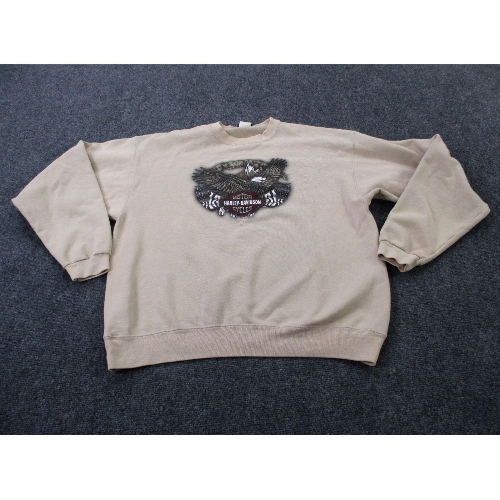 Harley Davidson VINTAGE Harley-Davidson Sweatshirt Men L Biker Eagle USA Made Size US L / EU 52-54 / 3 - 2 Thumbnail