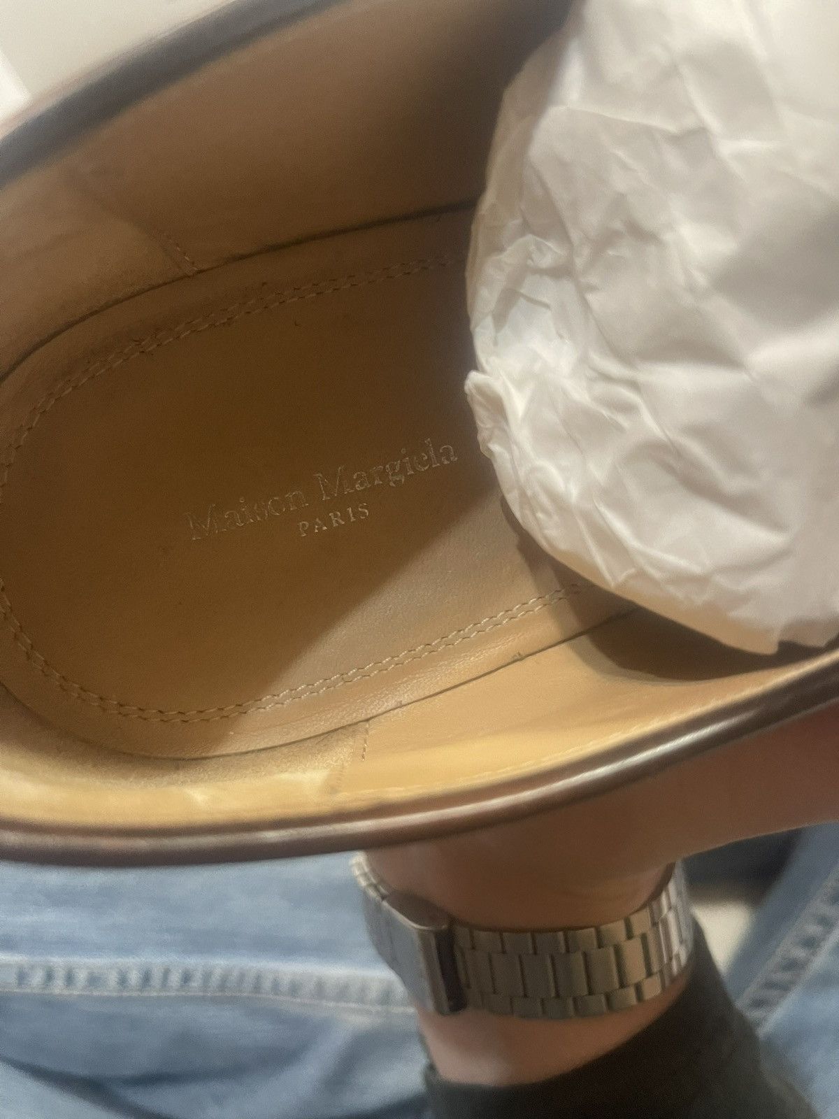 Maison Margiela Maison Margiela Brown Tabi Loafers Size US 10.5 / EU 43-44 - 5 Thumbnail
