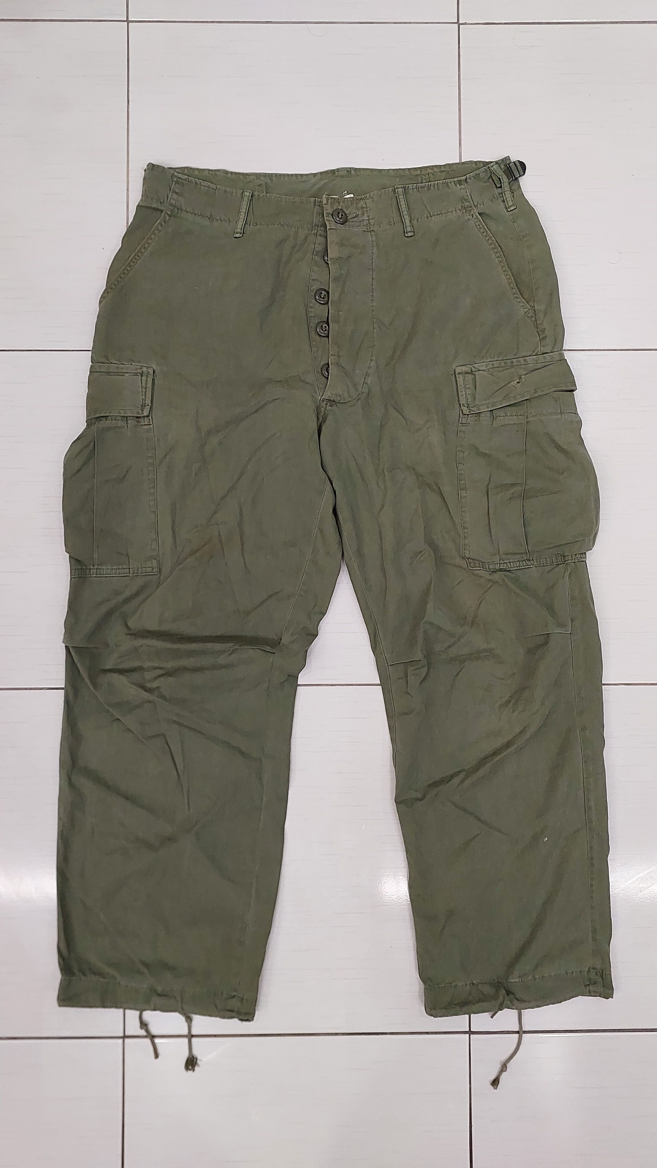 Vintage VINTAGE 60s OG 107 POPLIN ARMY PANT Size US 34 / EU 50 - 14 Thumbnail