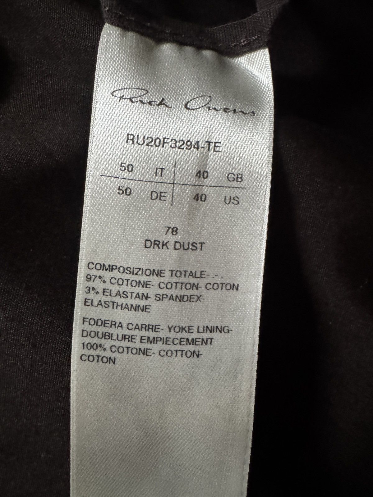 Rick Owens Performa SL Larry Shirt in cotton poplin Size US M / EU 48-50 / 2 - 10 Thumbnail