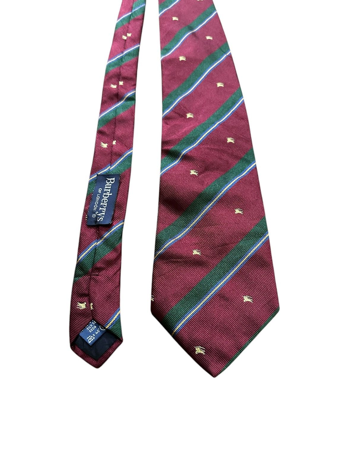 Burberry × Vintage vintage 90s burberrys ties silk Size ONE SIZE - 4 Thumbnail