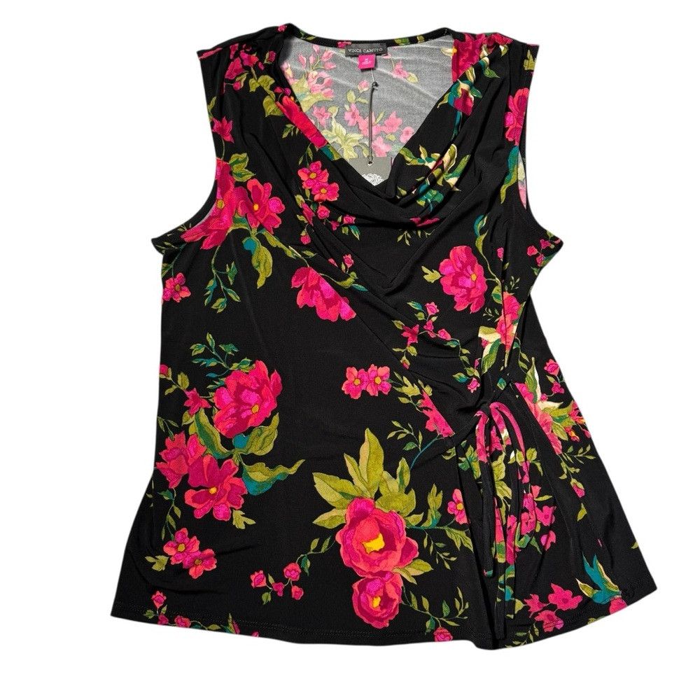 Vince Camuto NWT New Vince Camuto Floral Cowl Neck Sleeveless Blouse Siz Size M / US 6-8 / IT 42-44 - 5 Thumbnail