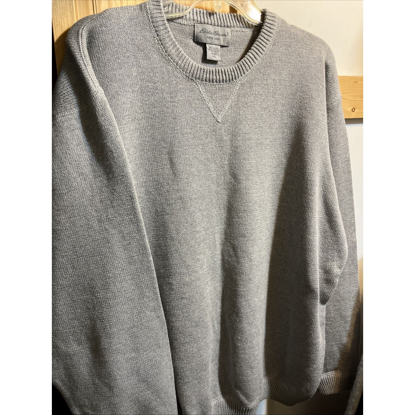 Eddie Bauer Eddie Bauer Sweater Mens XXL Gray Long Sleeve Cotton Sweater Size US XXL / EU 58 / 5 - 8 Thumbnail
