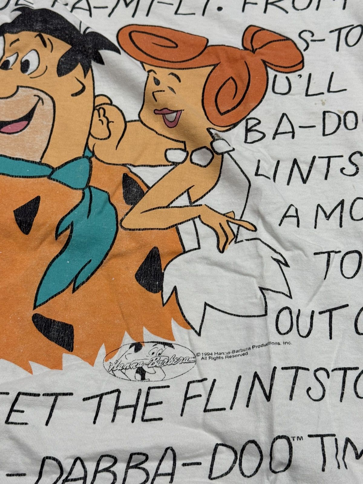 Cartoon Network Vintage Flintstones All Over Print Tee Size US L / EU 52-54 / 3 - 8 Thumbnail