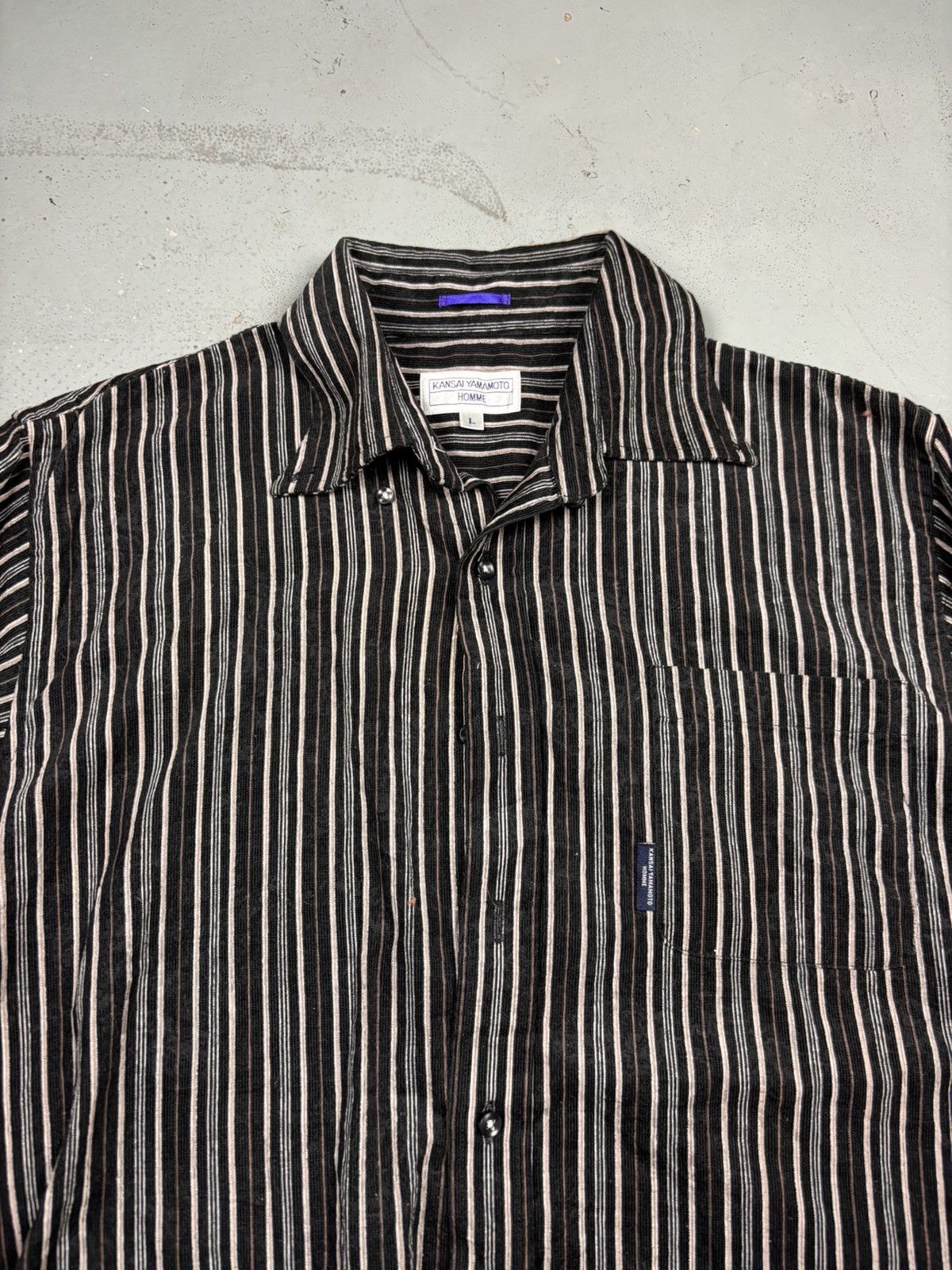 Kansai Yamamoto Vintage 90’s Kansai Yamamoto Homme plaid shirt Size US L / EU 52-54 / 3 - 2 Thumbnail