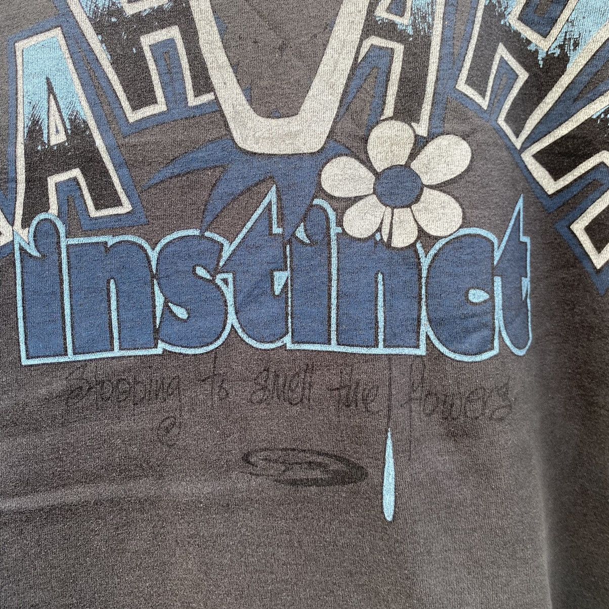 Vintage Thrashed Faded Vintage 90s Instinct Joker Surf ERD GRUNGE T Size US XL / EU 56 / 4 - 6 Thumbnail
