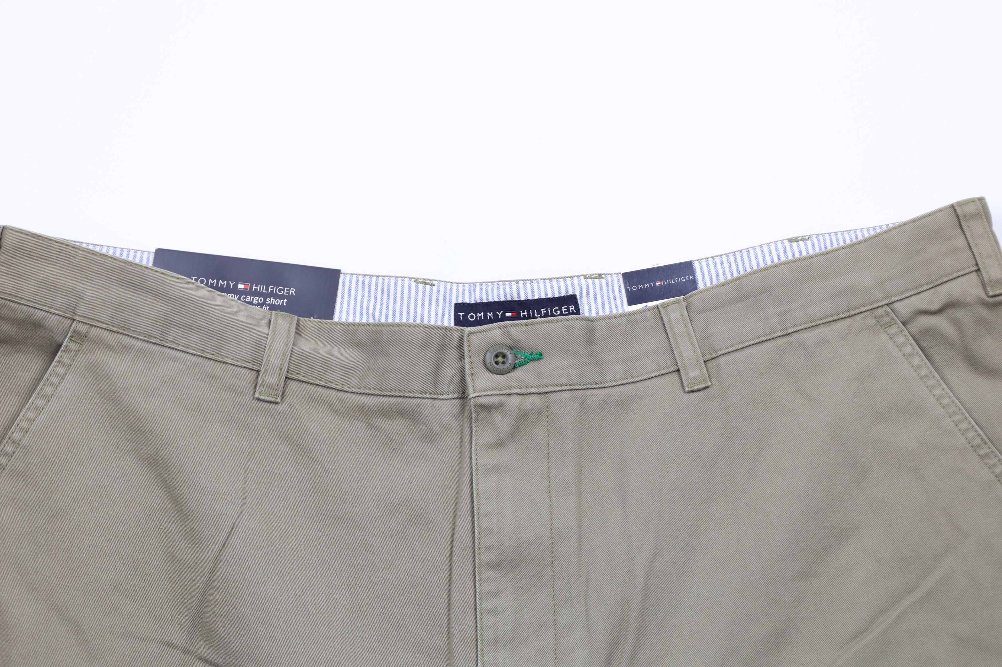 Tommy Hilfiger × Vintage Deadstock Vintage Y2K Tommy Hilfiger Fit Cargo Shorts Green Size US 42 / EU 58 - 2 Thumbnail
