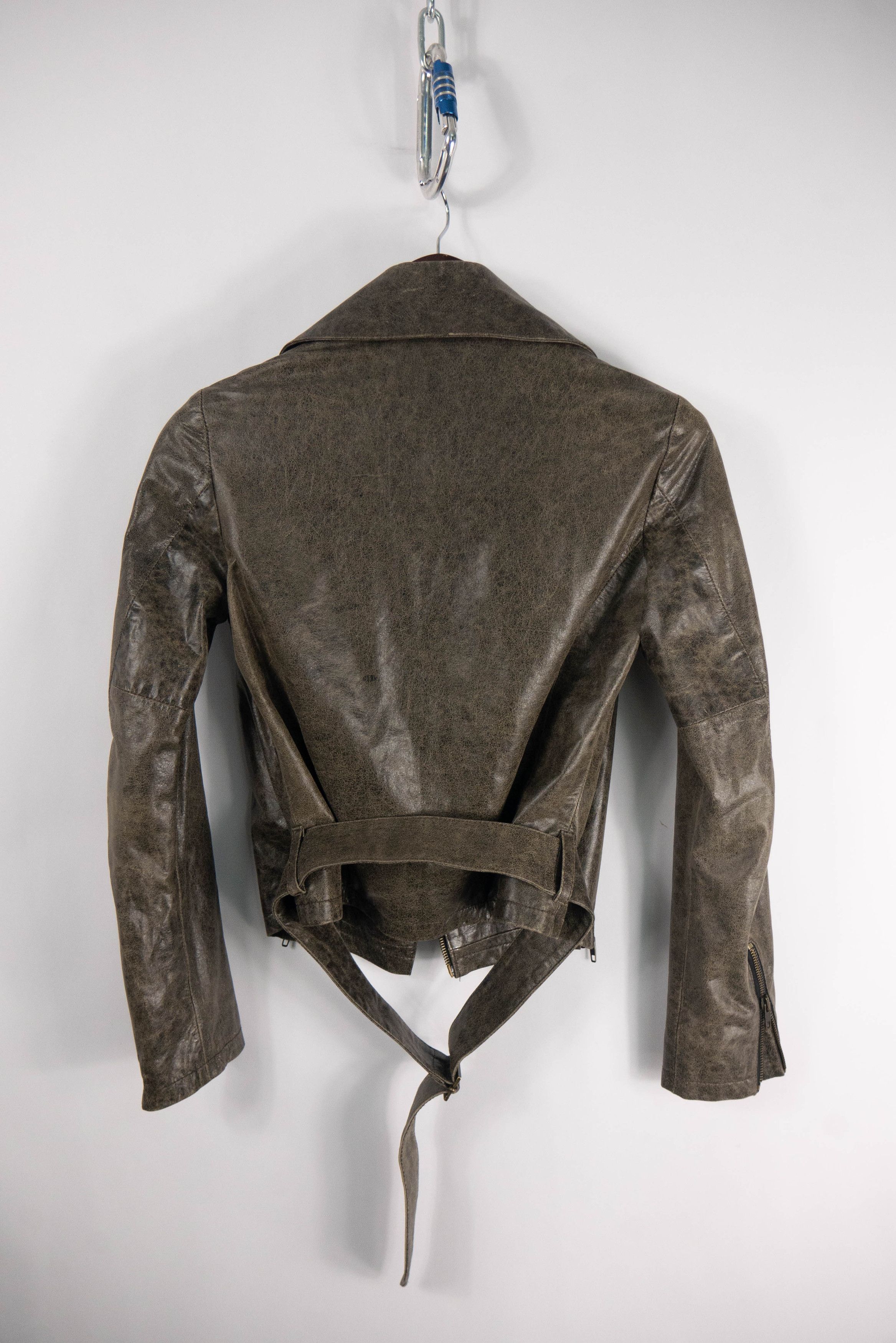 Marlboro × Vintage Marlboro leather jacket genuine horsehide biker style Size S / US 4 / IT 40 - 9 Thumbnail