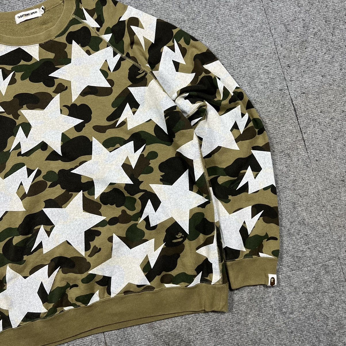 Bape × Nigo A BATHING APE STAR 1st CAMO GREEN Size US L / EU 52-54 / 3 - 3 Thumbnail