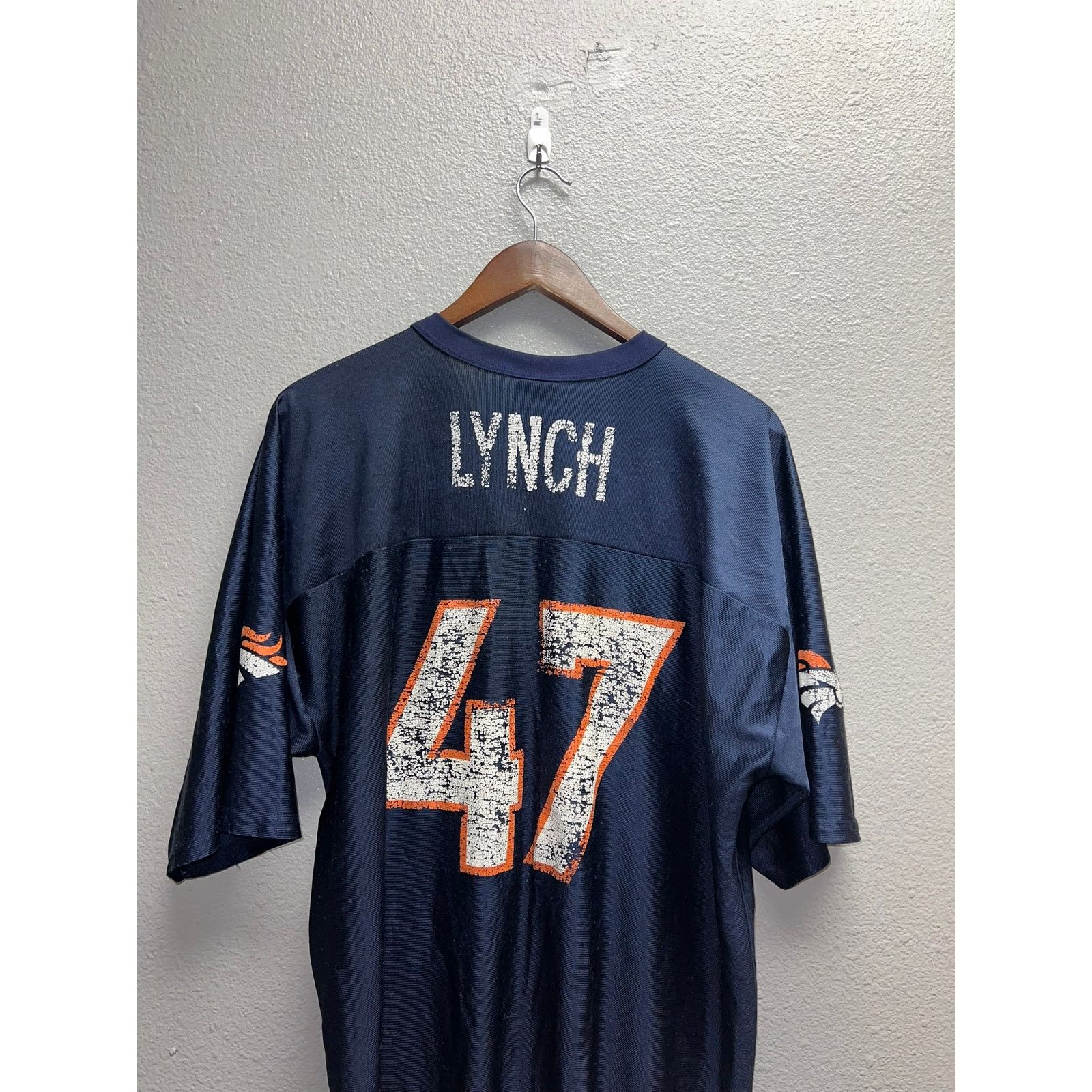 NFL Vintage Denver Broncos Jersey John Lynch #47 Worn Top XL Size US XL / EU 56 / 4 - 7 Thumbnail
