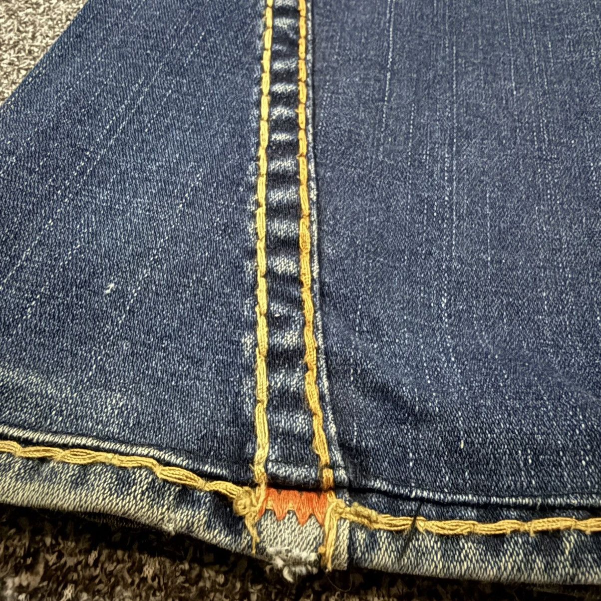 True Religion 🔥🇺🇸 Flared Sick True Religion Orange Archives y2k Denim Size US 29 - 8 Thumbnail