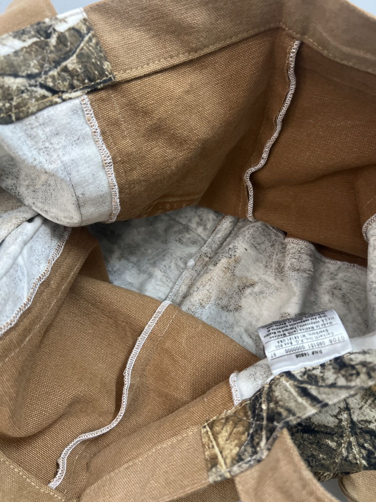 Vintage Upcycled realtree x canvas toote bag Size ONE SIZE - 3 Thumbnail