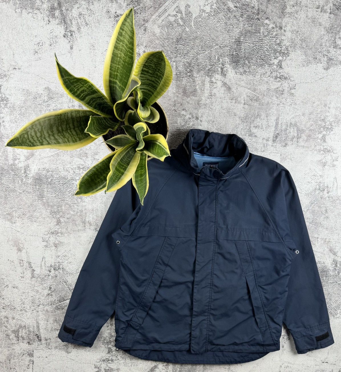 Hackett Vintage Hackett London Blue Windbreaker Bomber Light Jacket Size US M / EU 48-50 / 2 - 1 Thumbnail