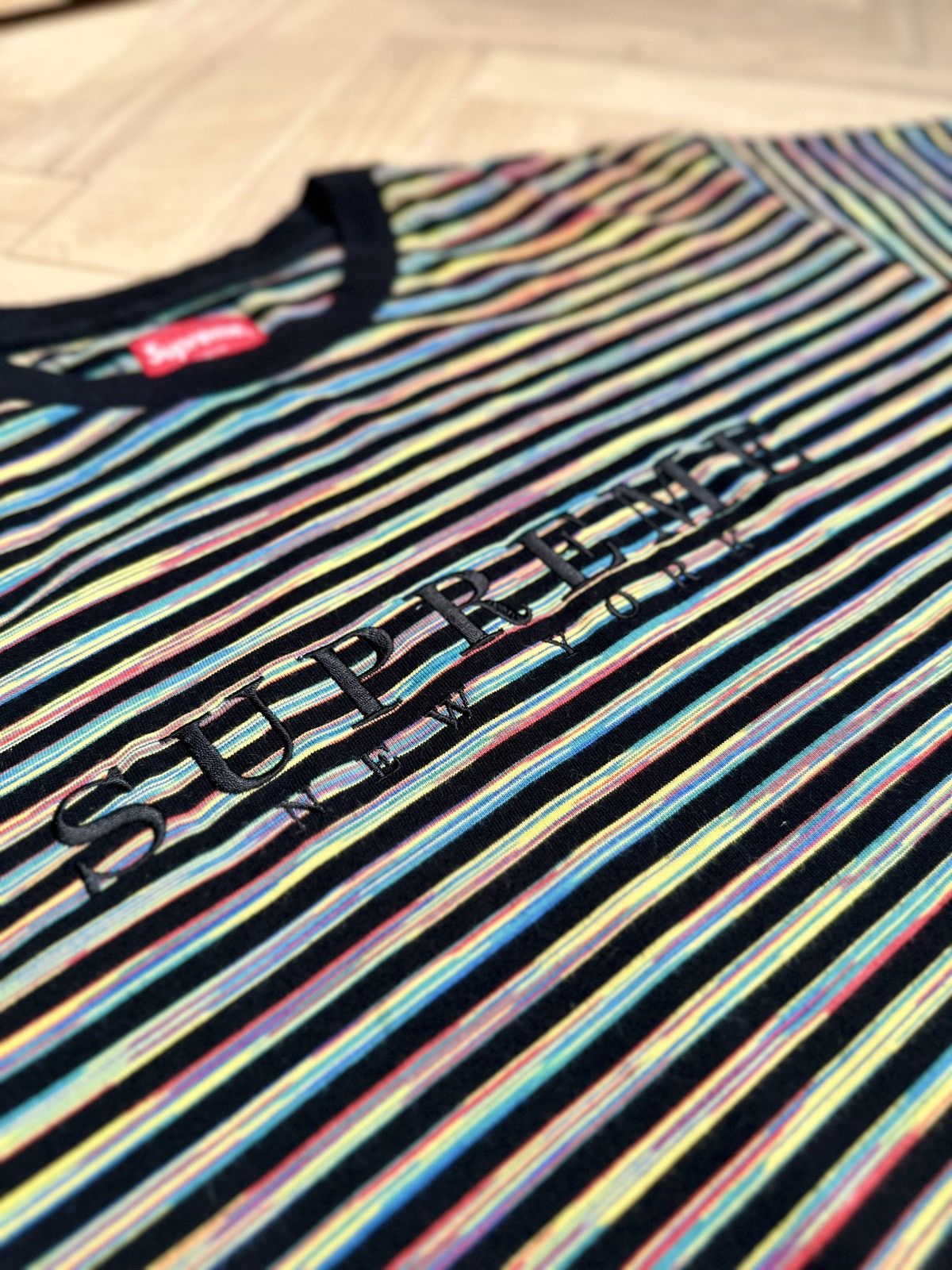 Supreme Supreme Static Stripe Top Size US XL / EU 56 / 4 - 5 Thumbnail