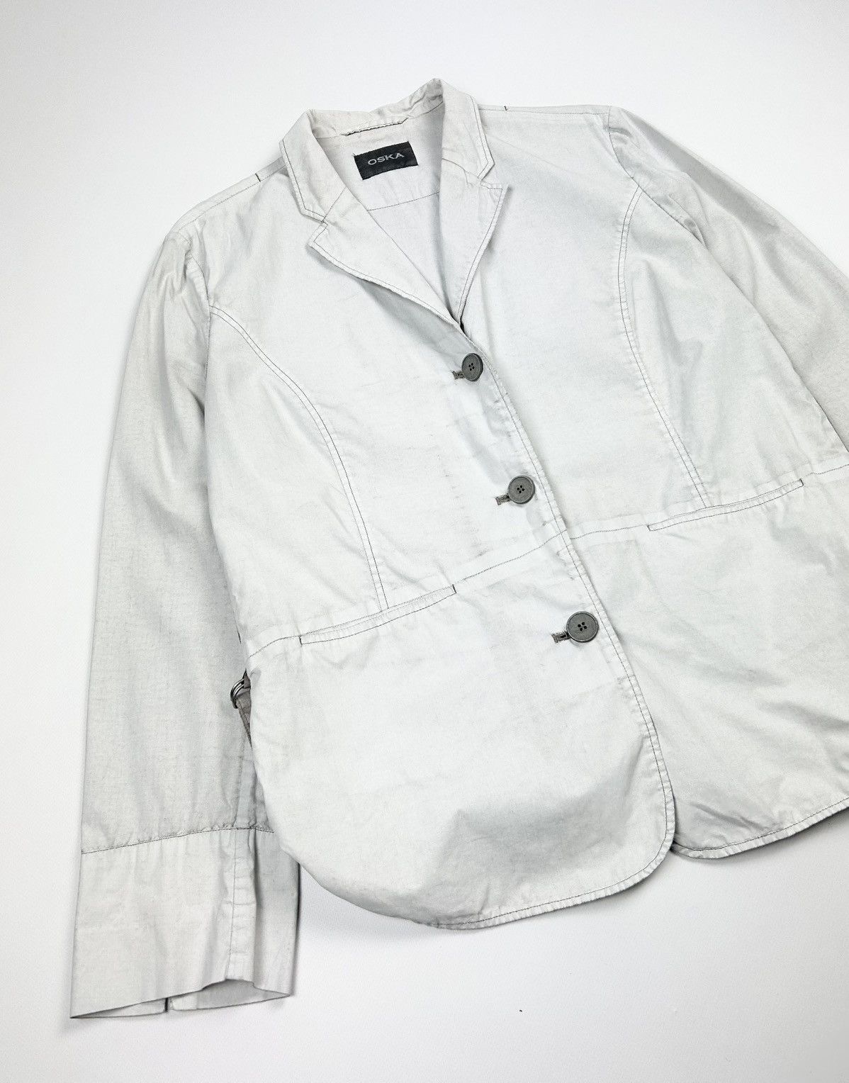 Japanese Brand × OSKA Oska Avant Garde Japan Style Y2K blazer jacket Size L / US 10 / IT 46 - 5 Thumbnail