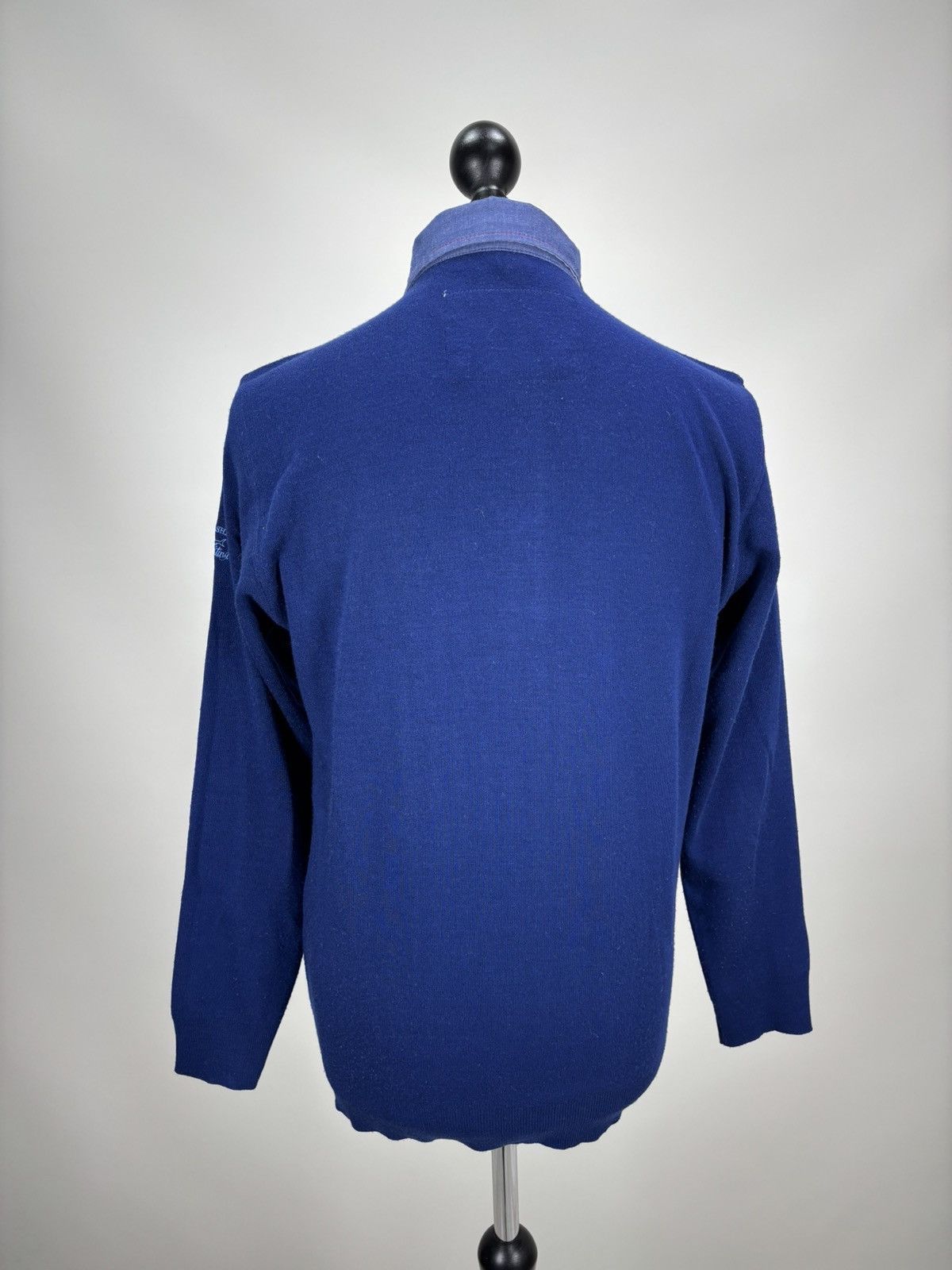 Paul & Shark Mens sweater rugby Paul Shark Size L Color Blue Size US L / EU 52-54 / 3 - 6 Thumbnail