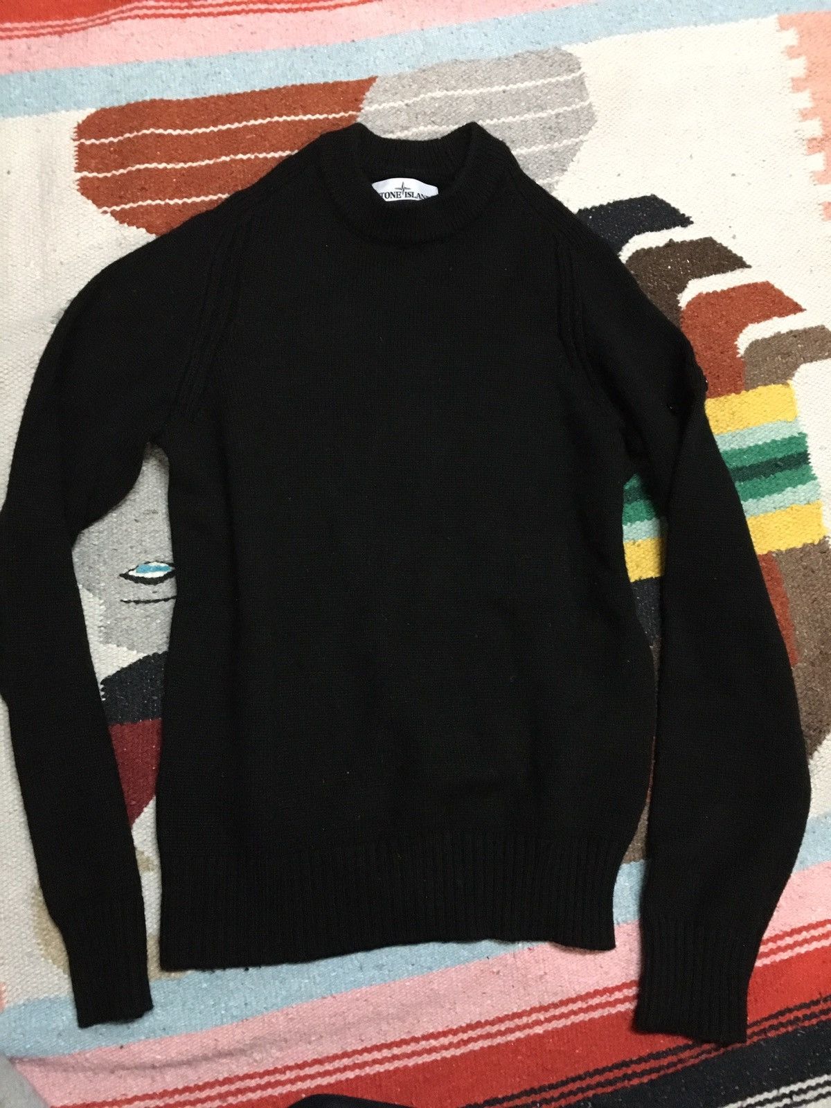 Stone Island × Vintage Rare Vintage Stone Island wool sweater Size US S / EU 44-46 / 1 - 1 Thumbnail