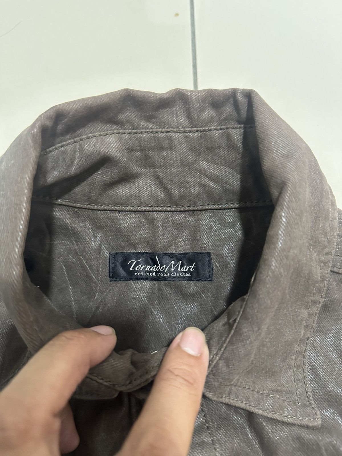 Tornado Mart Tornado Mart Japan Waxed Cotton coating Paneled Jacket Size US M / EU 48-50 / 2 - 5 Thumbnail