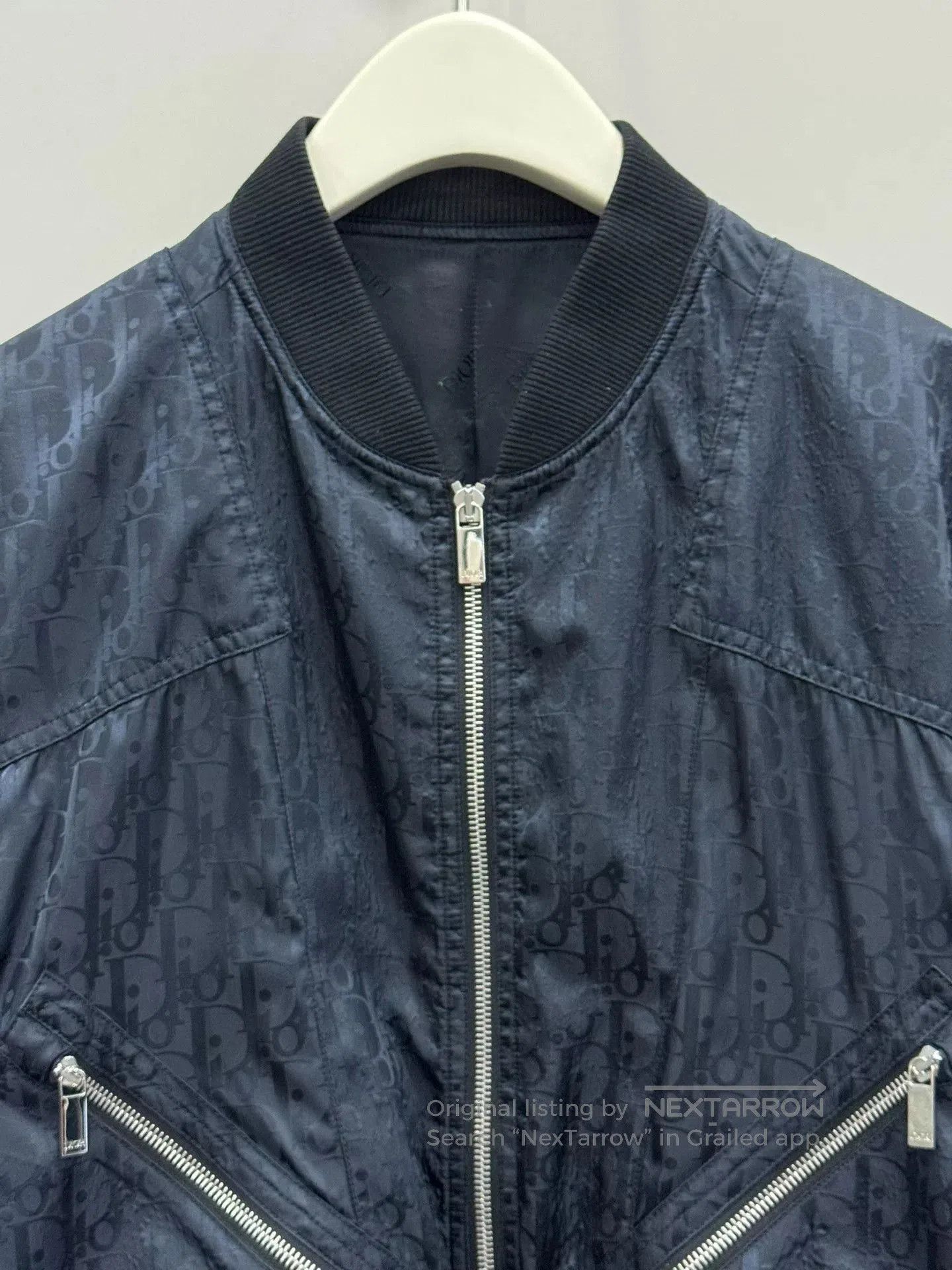 Dior dior printed pilot jacket size 48. Size US L / EU 52-54 / 3 - 3 Thumbnail
