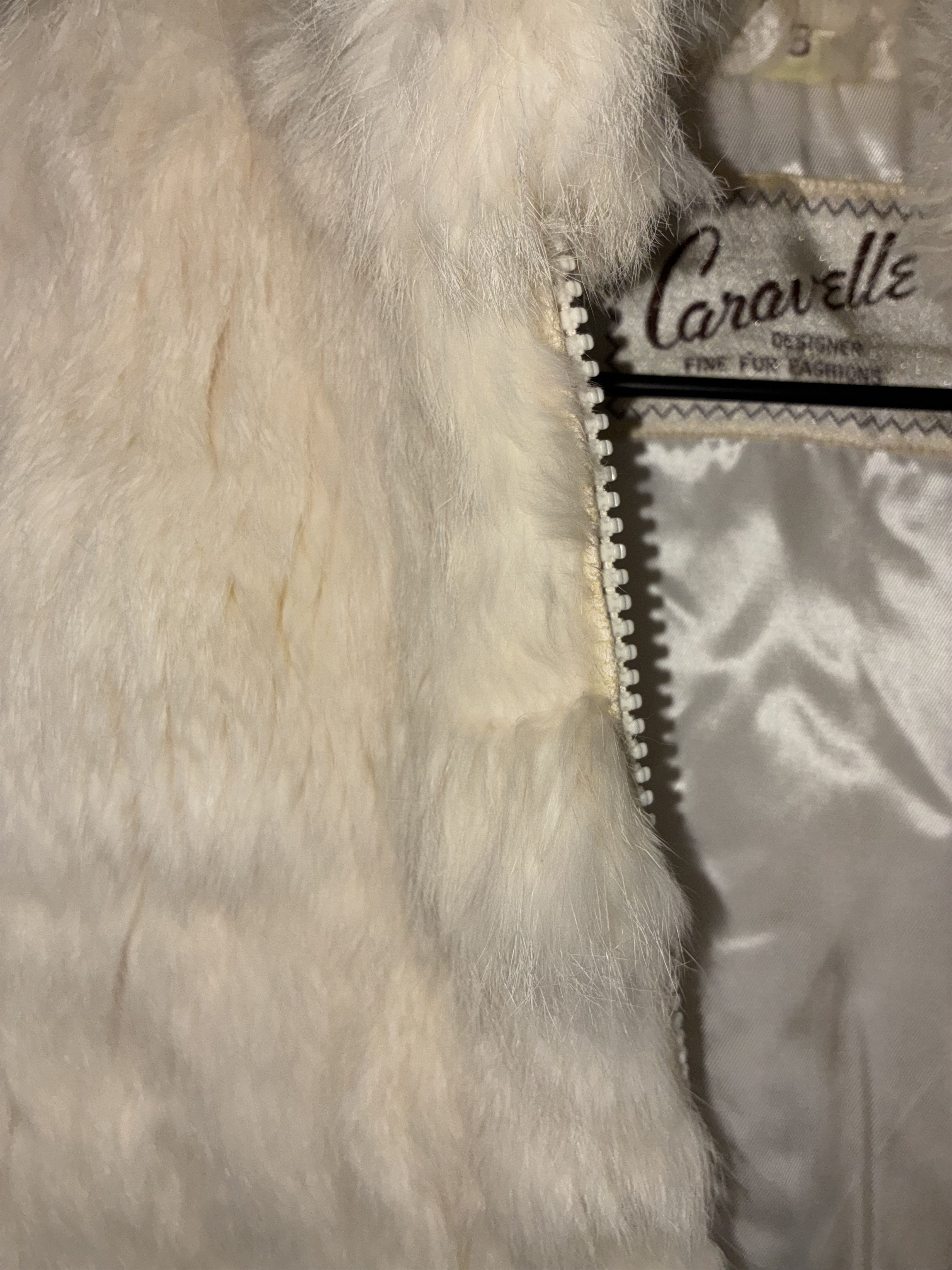 Other Caravelle NYC white rabbit fur coat Size M / US 6-8 / IT 42-44 - 7 Thumbnail