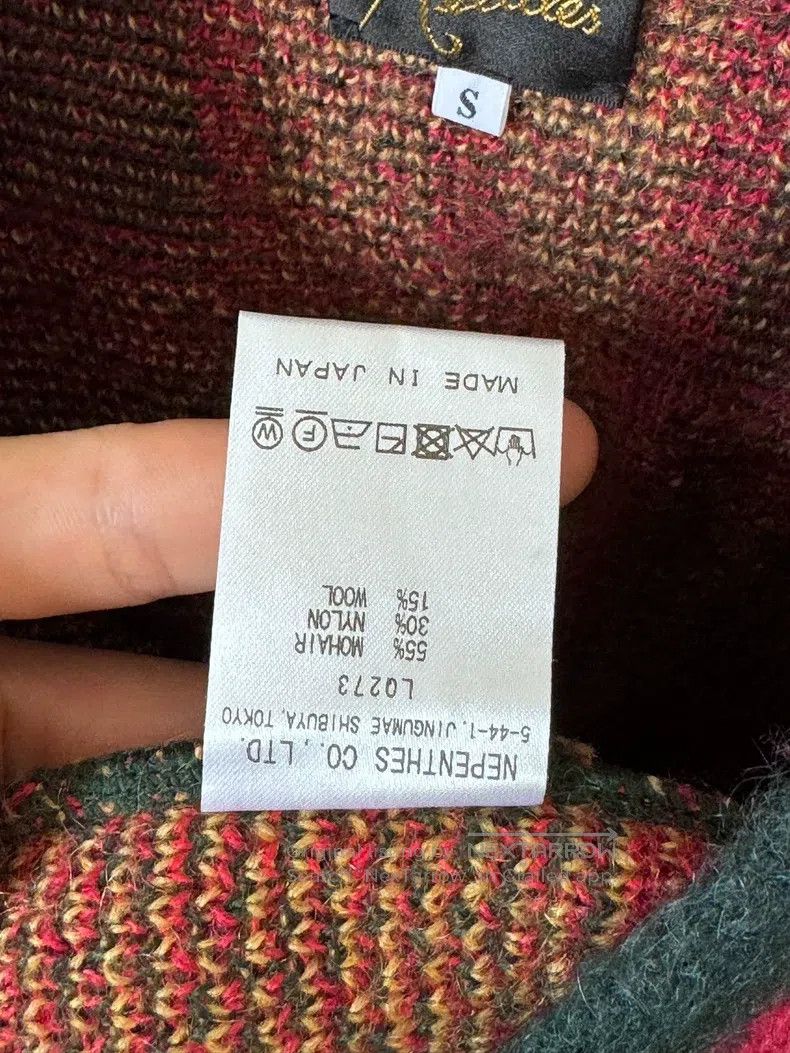 Needles Needles Plaid patchwork blended sweater Size US S / EU 44-46 / 1 - 7 Thumbnail