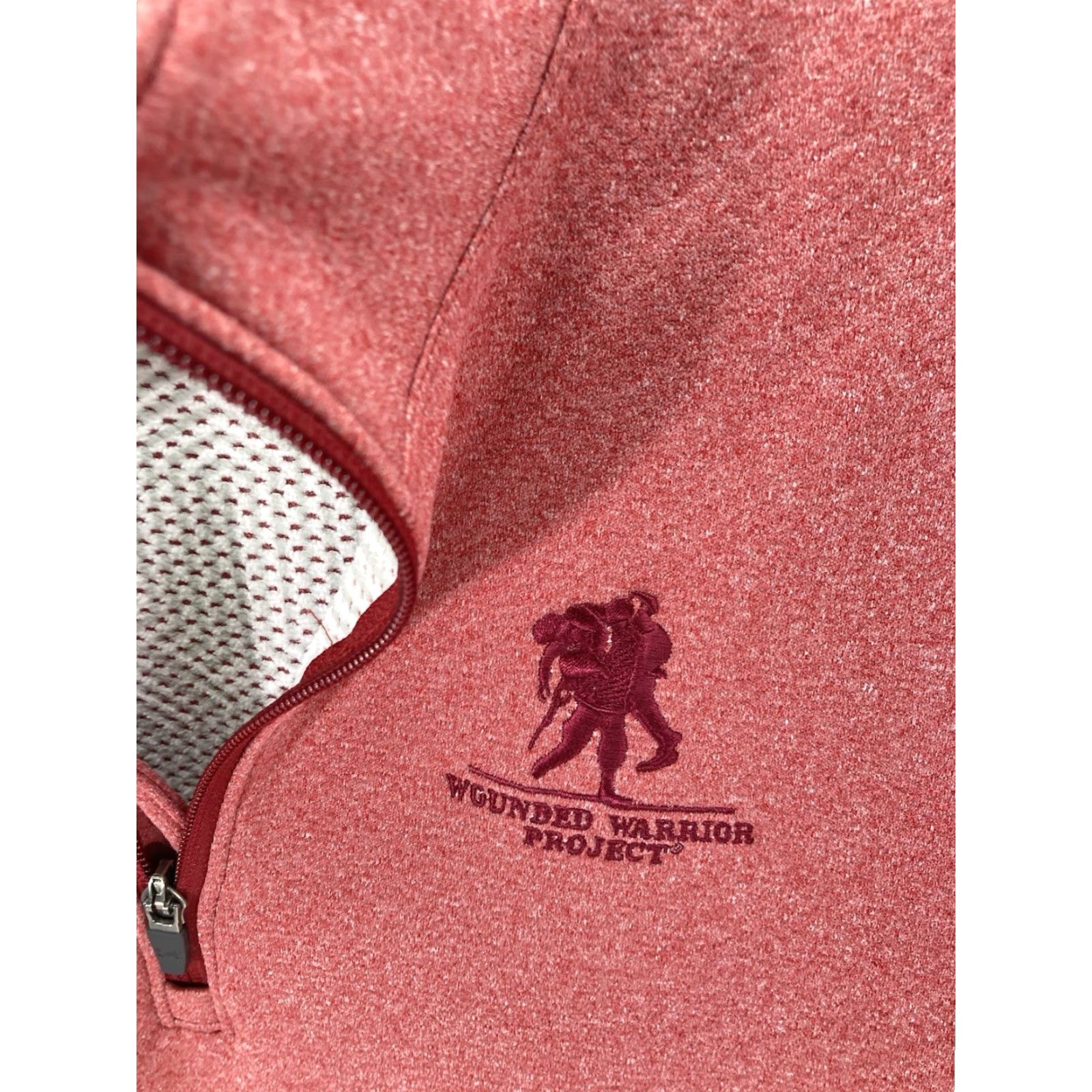 Under Armour Under Armour Womens Sweatshirt Pullover 1/4 Zip Red Wounded Warrior Long Sleeve Size L Fleece Size L / US 10 / IT 46 - 4 Thumbnail