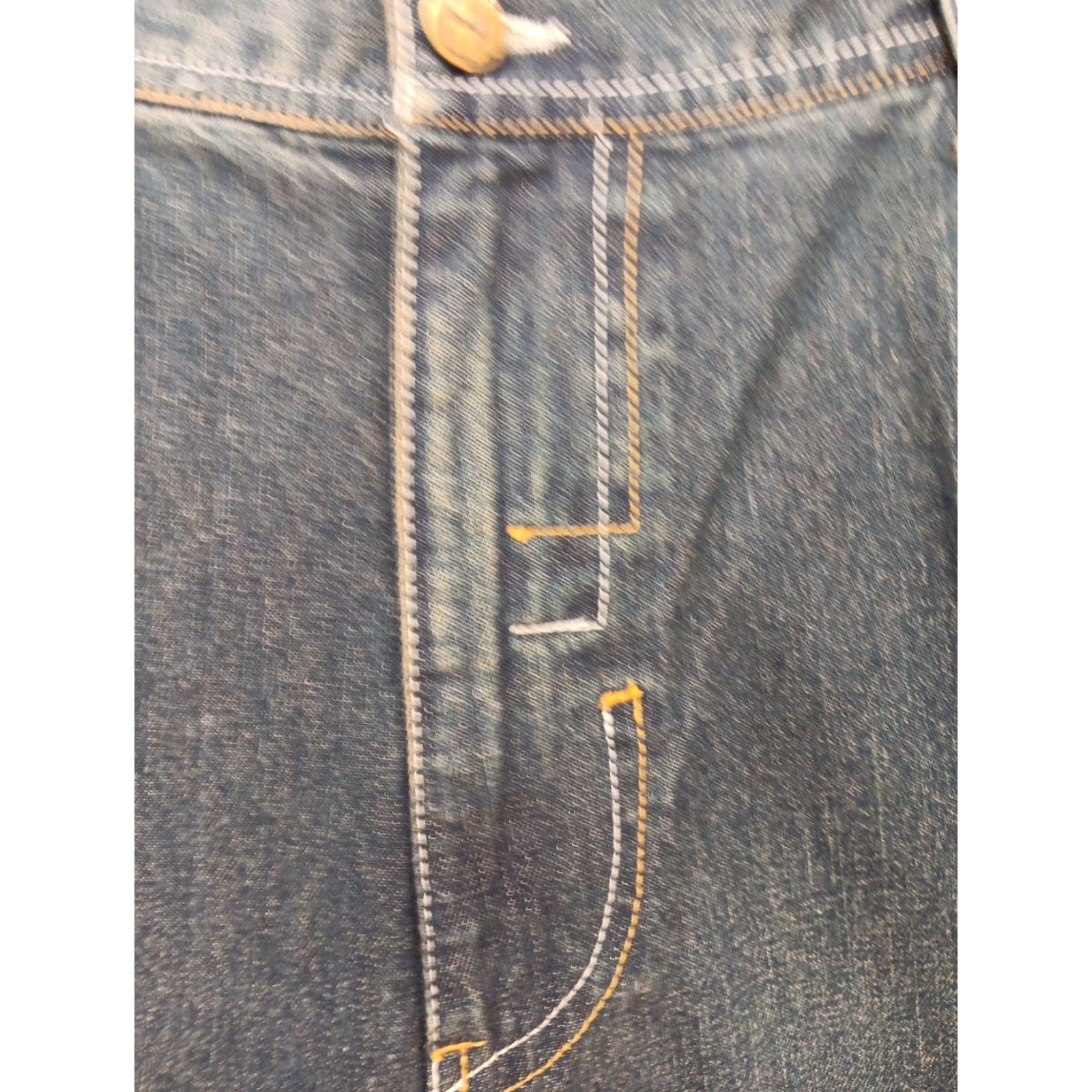 Etro VINTAGE Exsto Jeans 40"×34" Men Wide-Leg 90s Hip Hop Blue Denim 5-Pocket Regular Rise High Baggy Street Wear GUC Size US 40 / EU 56 - 5 Thumbnail