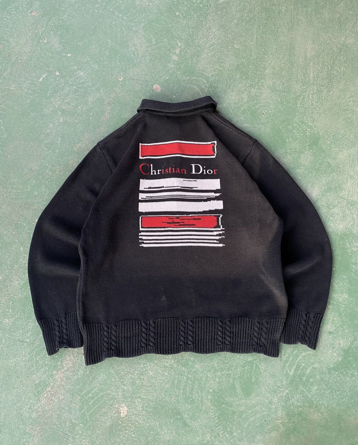 Christian Dior Monsieur 1980s - Christian Dior Sports Polo Logo Embroidered Knit Size US M / EU 48-50 / 2 - 1 Thumbnail