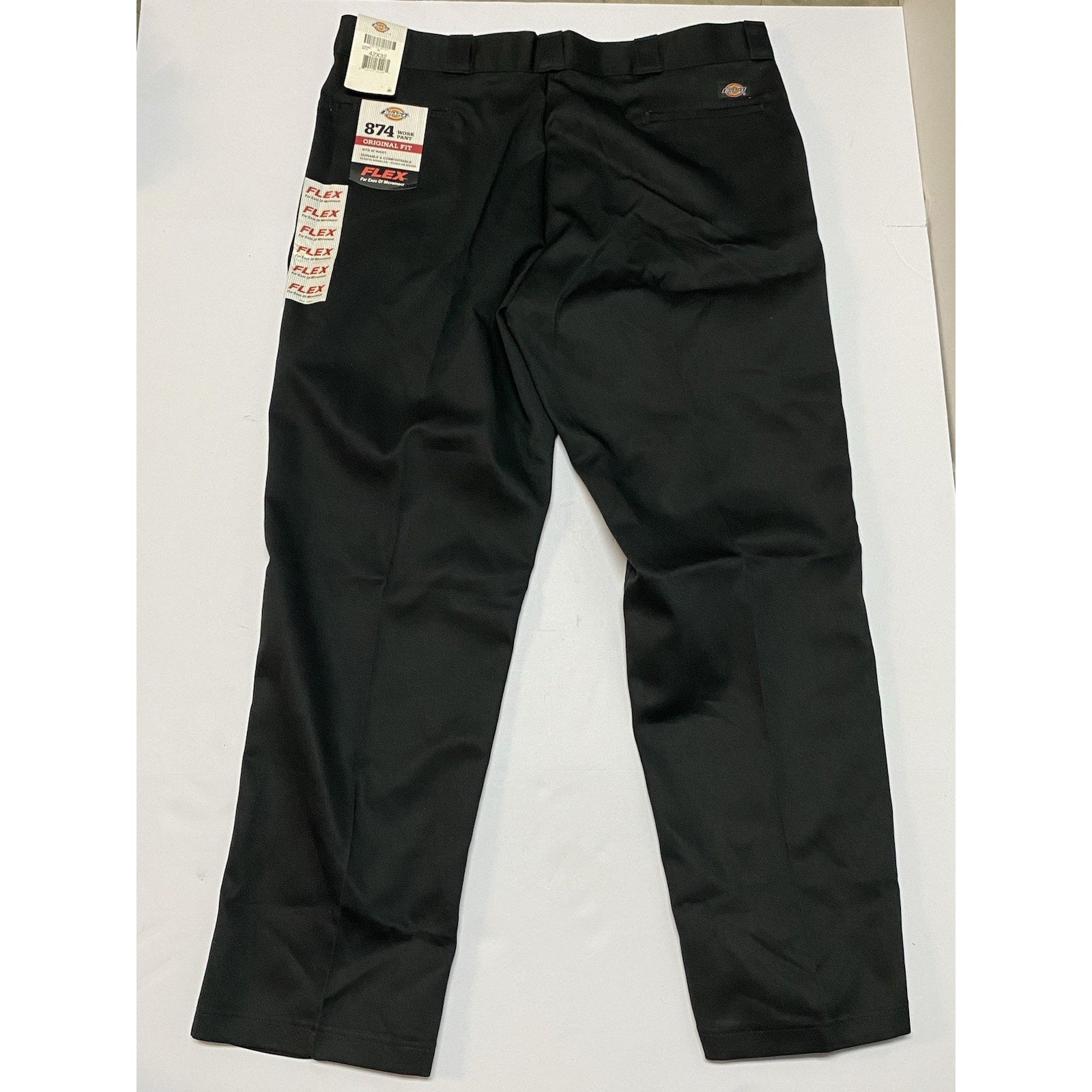 Dickies Dickies 874 Men’s Black Regular Fit Work Pants 42x32 New! Size US 42 / EU 58 - 9 Thumbnail