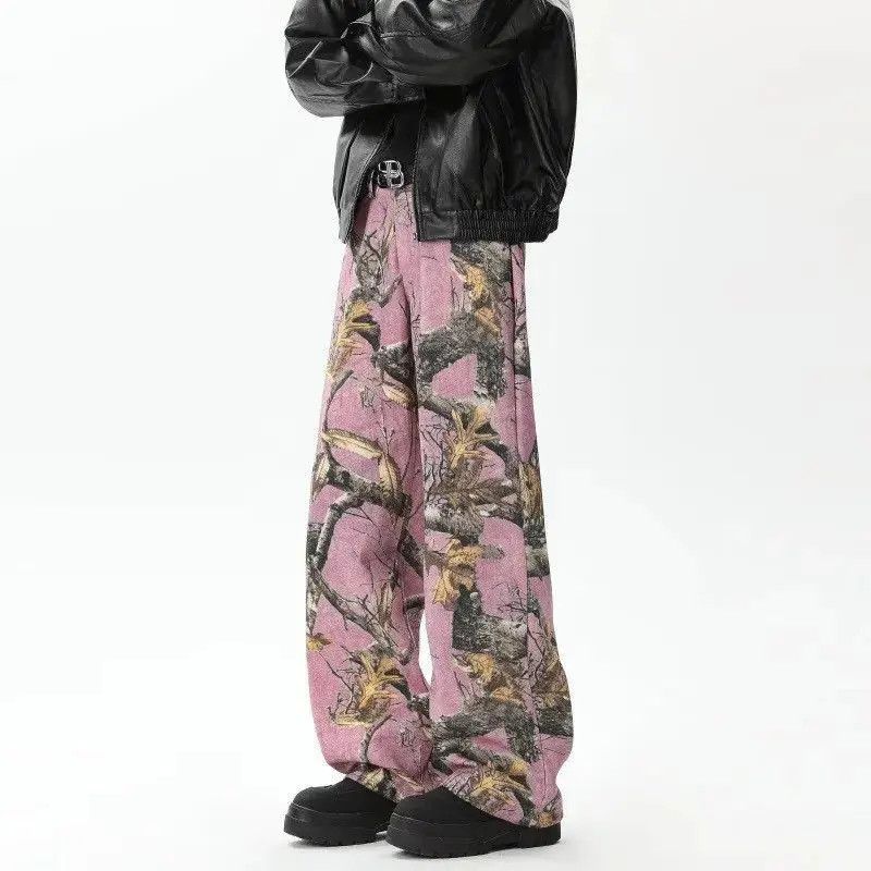 Japanese Brand Retro straight camouflage graffiti jeans Size US 32 / EU 48 - 6 Thumbnail
