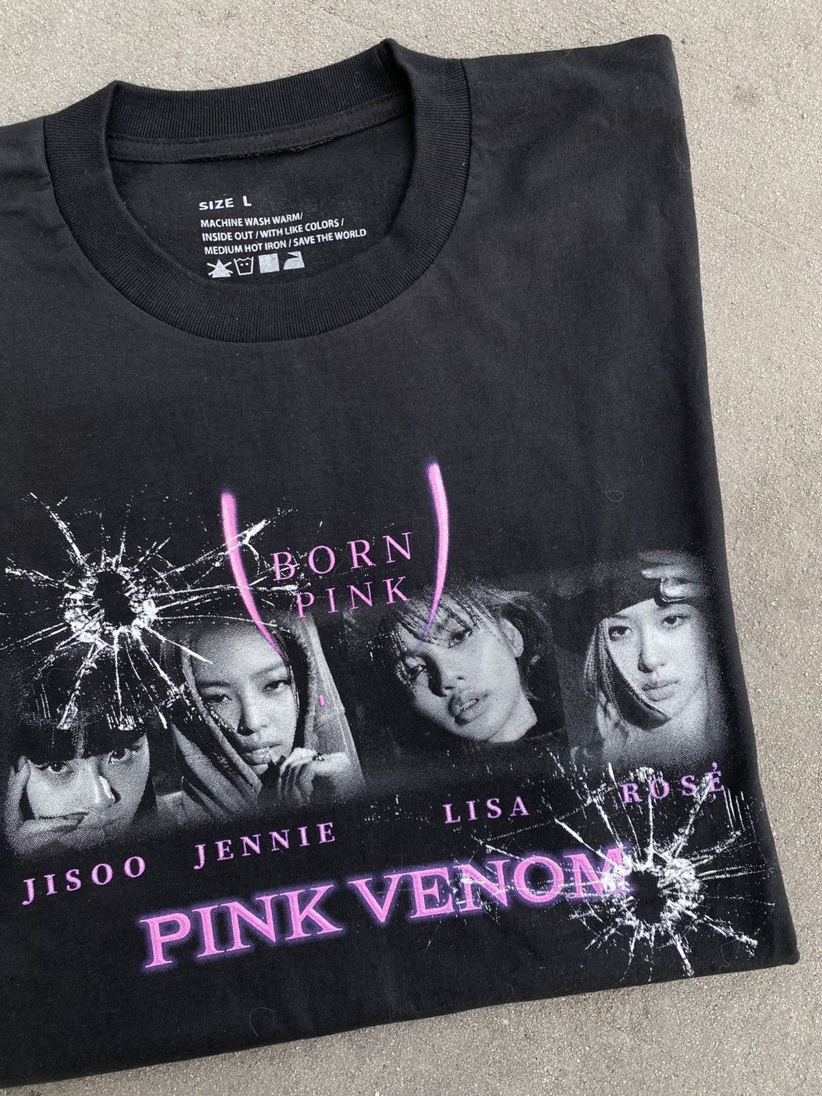 Rap Tees Black Pink Full Line-Up Size US XL / EU 56 / 4 - 9 Thumbnail