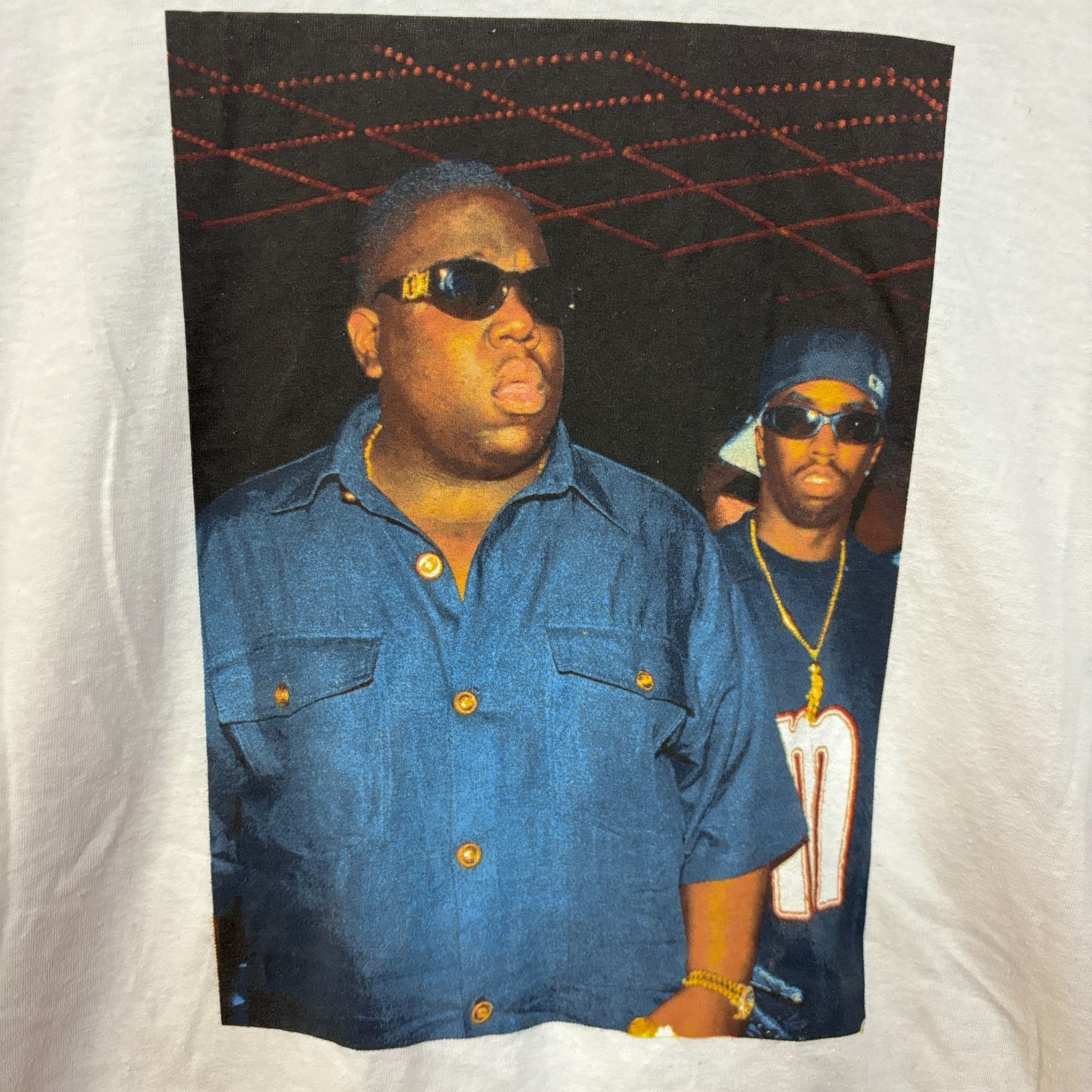 Rap Tees Bad Boy Records The Notorious BIG & Diddy Rap Tee Size Large Size US L / EU 52-54 / 3 - 2 Thumbnail