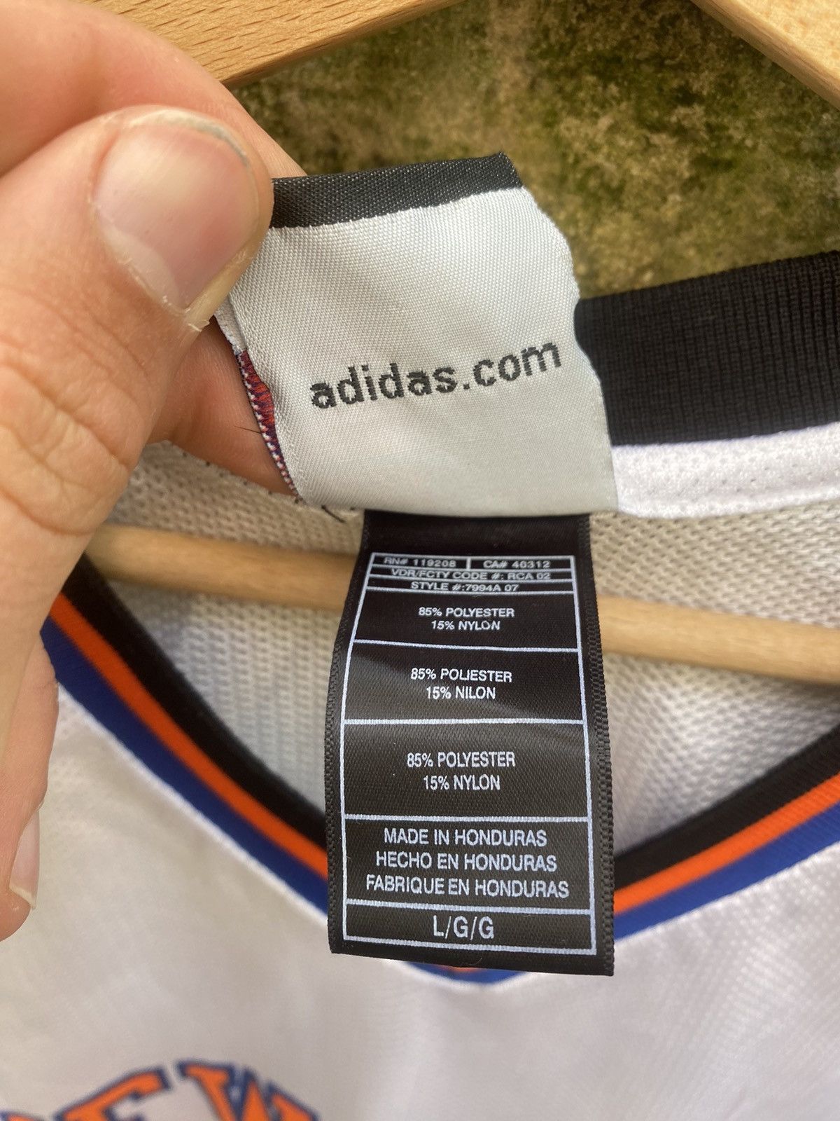 Adidas × NBA Adidas New York 42 Lee NBA Jersey Size US L / EU 52-54 / 3 - 5 Thumbnail