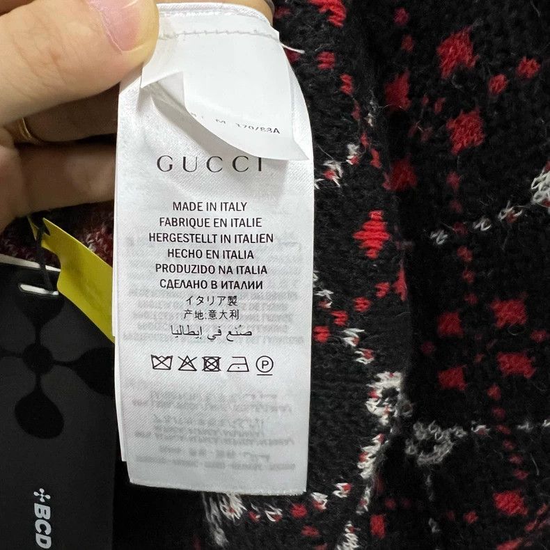 Gucci Gucci GG jacquard knitted cardigan jacket 2502-Nextarrow Size US M / EU 48-50 / 2 - 4 Thumbnail