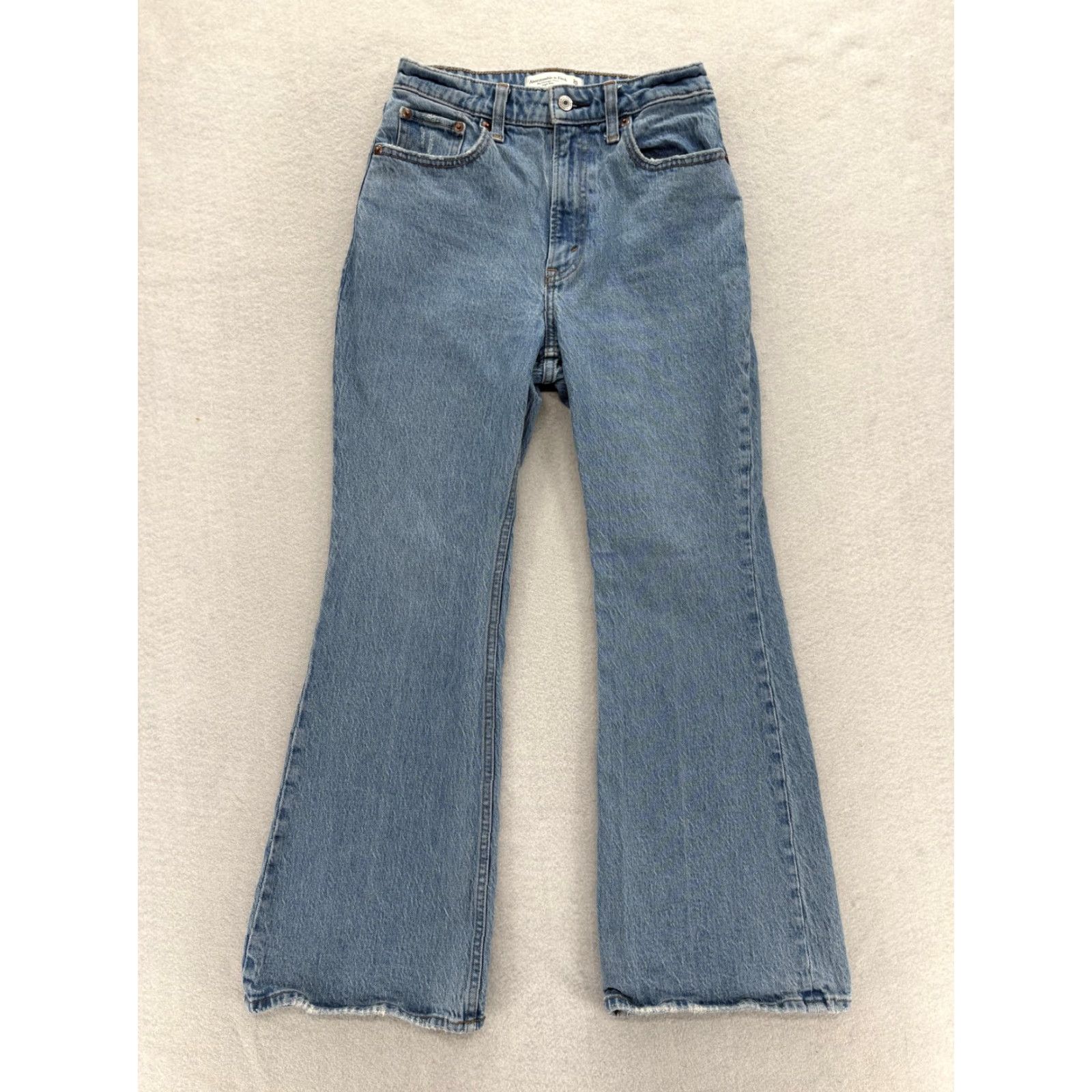 Abercrombie & Fitch Abercrombie & Fitch Vintage Flare Jeans Womens 25P XS Blue High Rise Curve Love Denim Jeans Size 42" / US 20 - 2 Thumbnail