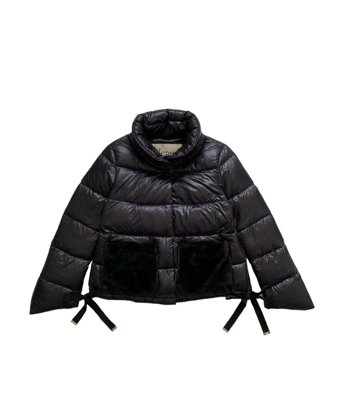 image of Herno Puffer Down Jacket in Black, Women's (Size Small)
