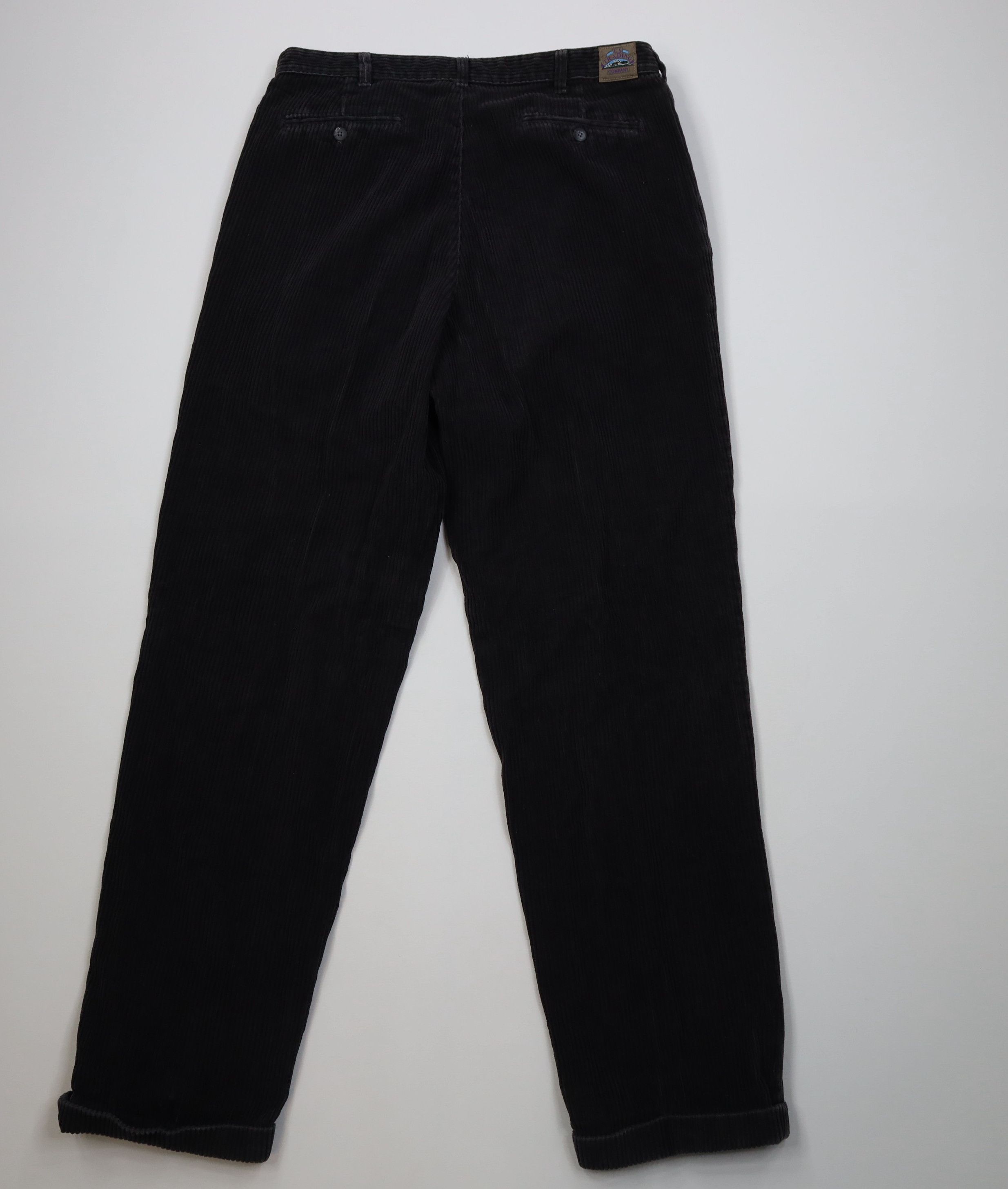 Vintage Vintage 90s Streetwear Wide Leg Corduroy Chino Pants Gray Size US 34 / EU 50 - 8 Thumbnail