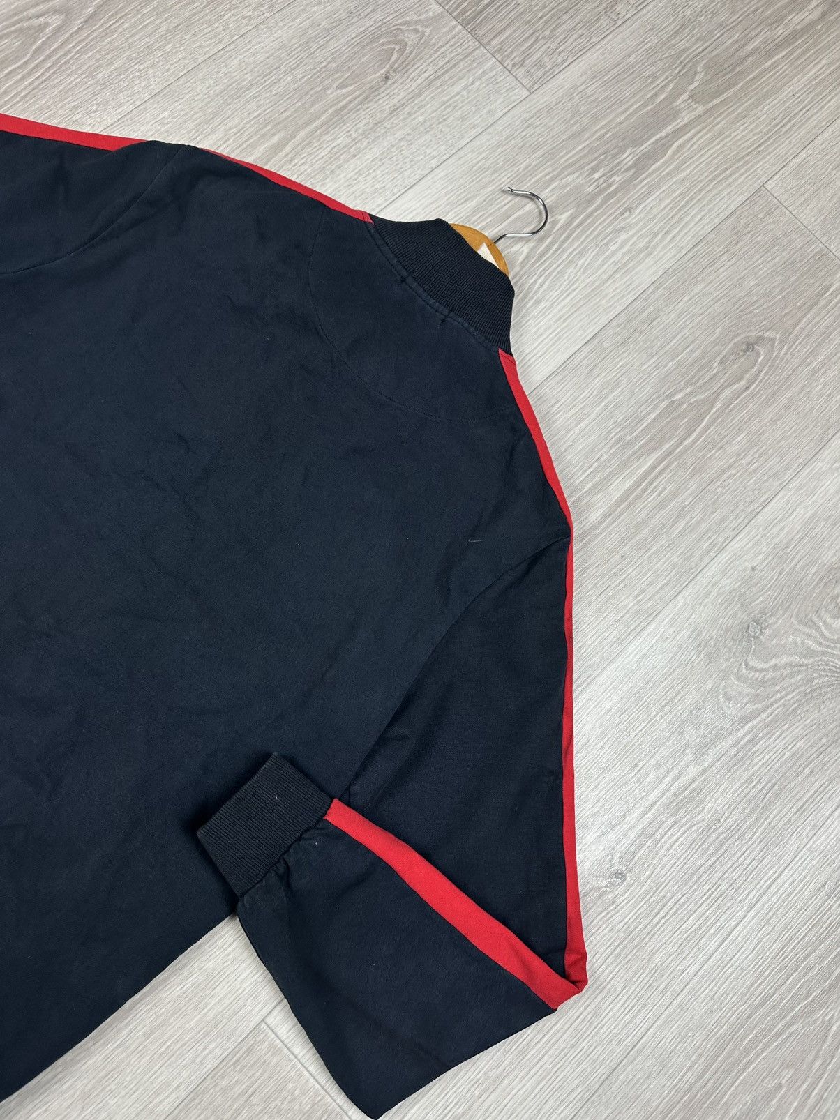 Polo Ralph Lauren × Vintage Polo Ralph Lauren Zip Track Top Hoodie Distressed Size L Size US L / EU 52-54 / 3 - 9 Thumbnail