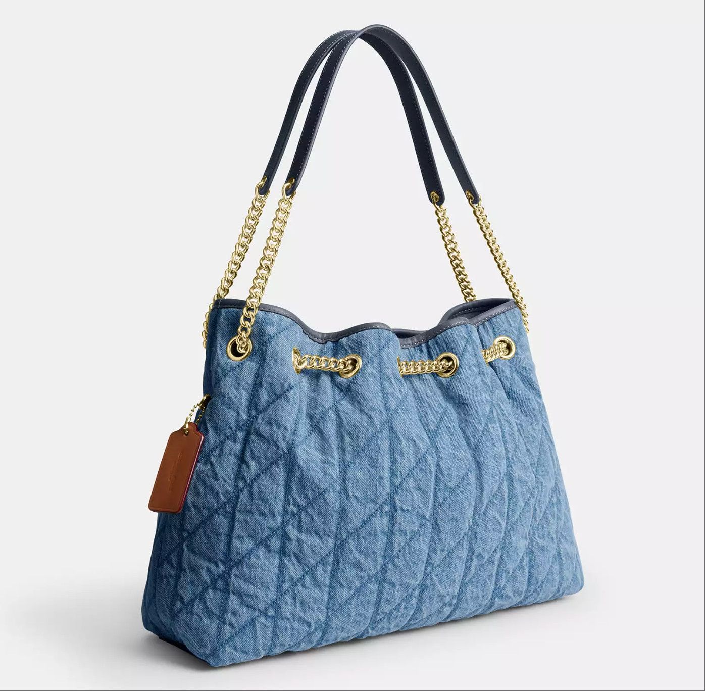 Coach Evelyn Shoulder Bag In Regenerative Cotton With Quilting Size ONE SIZE - 9 Thumbnail