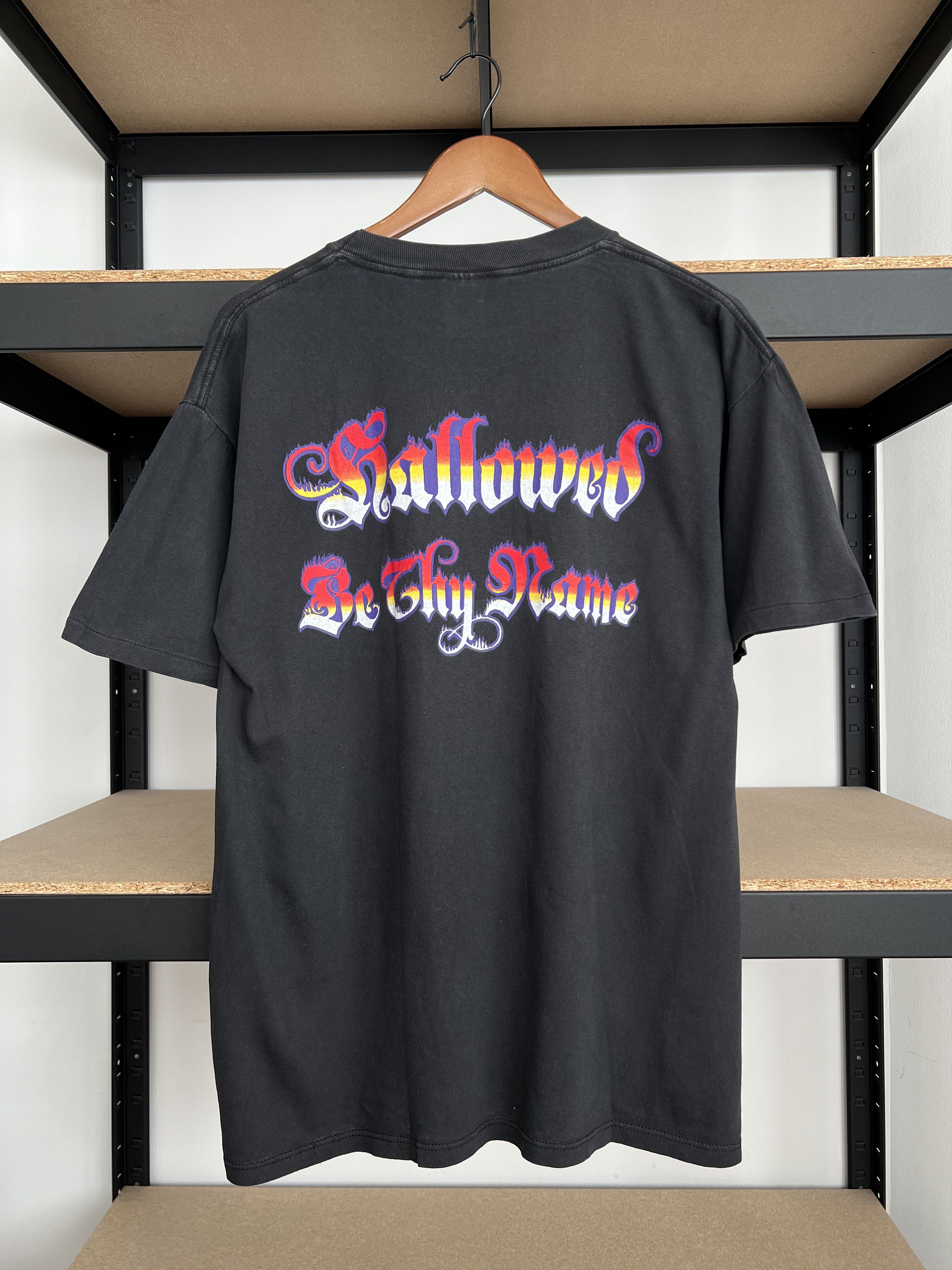 Band Tees Vintage 1993 Iron Maiden Hallowed Be Thy Name Black T-shirt Size US L / EU 52-54 / 3 - 2 Thumbnail