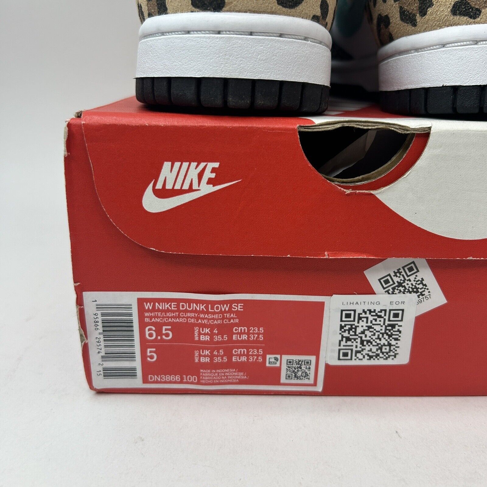 Nike Nike Dunk Low SE WMNS “Safari Animal Patchwork” 2023 Size US 6.5 / IT 36.5 - 5 Thumbnail