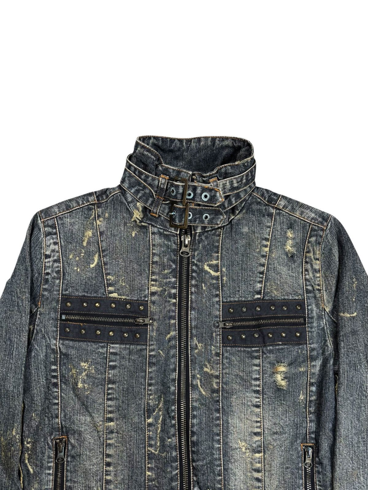 Ekam 2000s In The Attic - Bondage Rider Denim Jacket Size US M / EU 48-50 / 2 - 6 Thumbnail