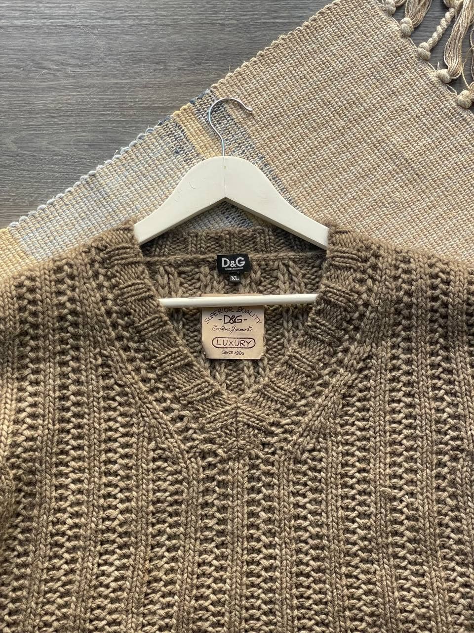 Dolce & Gabbana Dolce & Gabbana Vintage 00s Archive Alpaca Wool Knit Sweater Size US XL / EU 56 / 4 - 2 Thumbnail