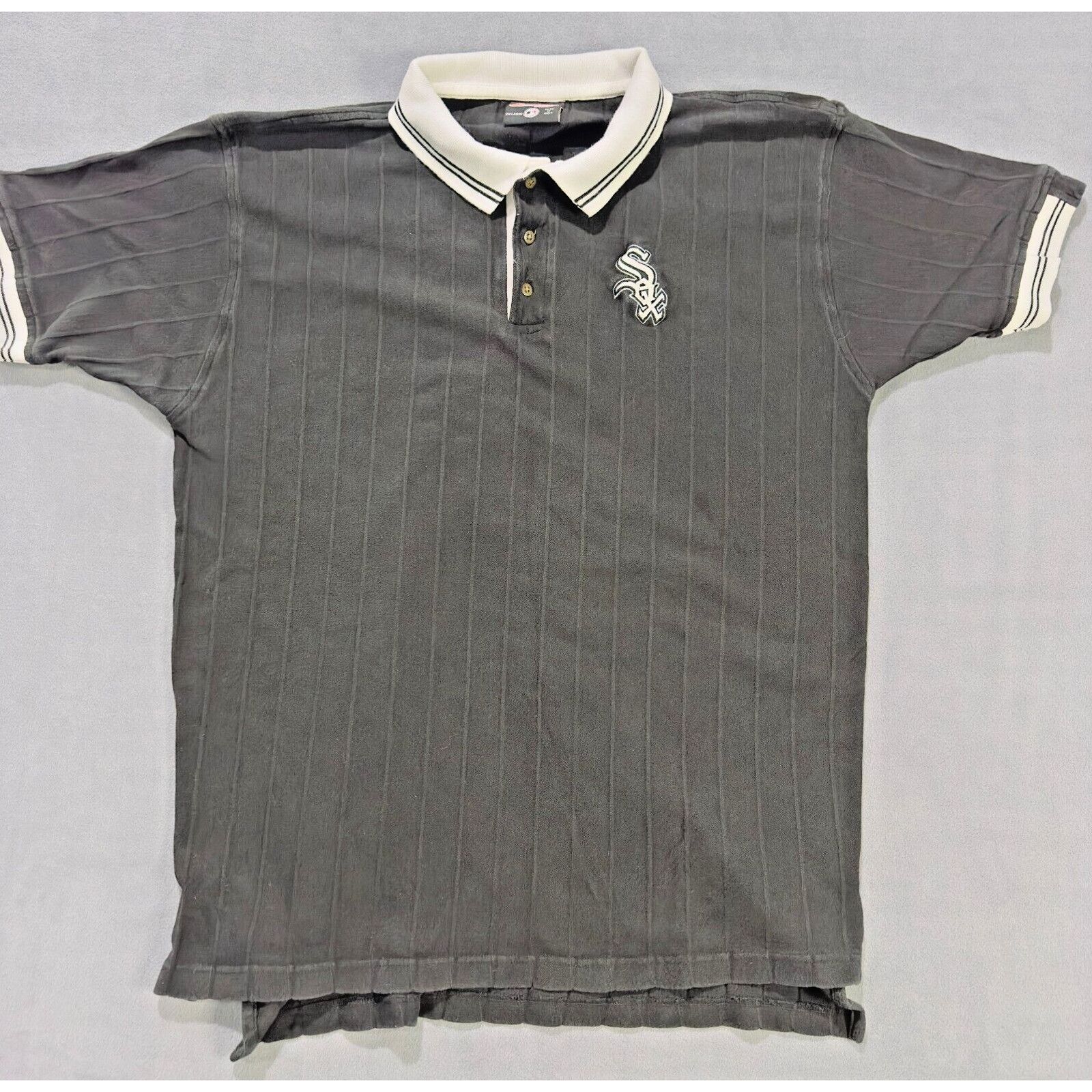 & Other Stories Vintage White Sox Shirt Polo Stitches Mens 2Xl Chicago 90s Size US XXL / EU 58 / 5 - 1 Thumbnail