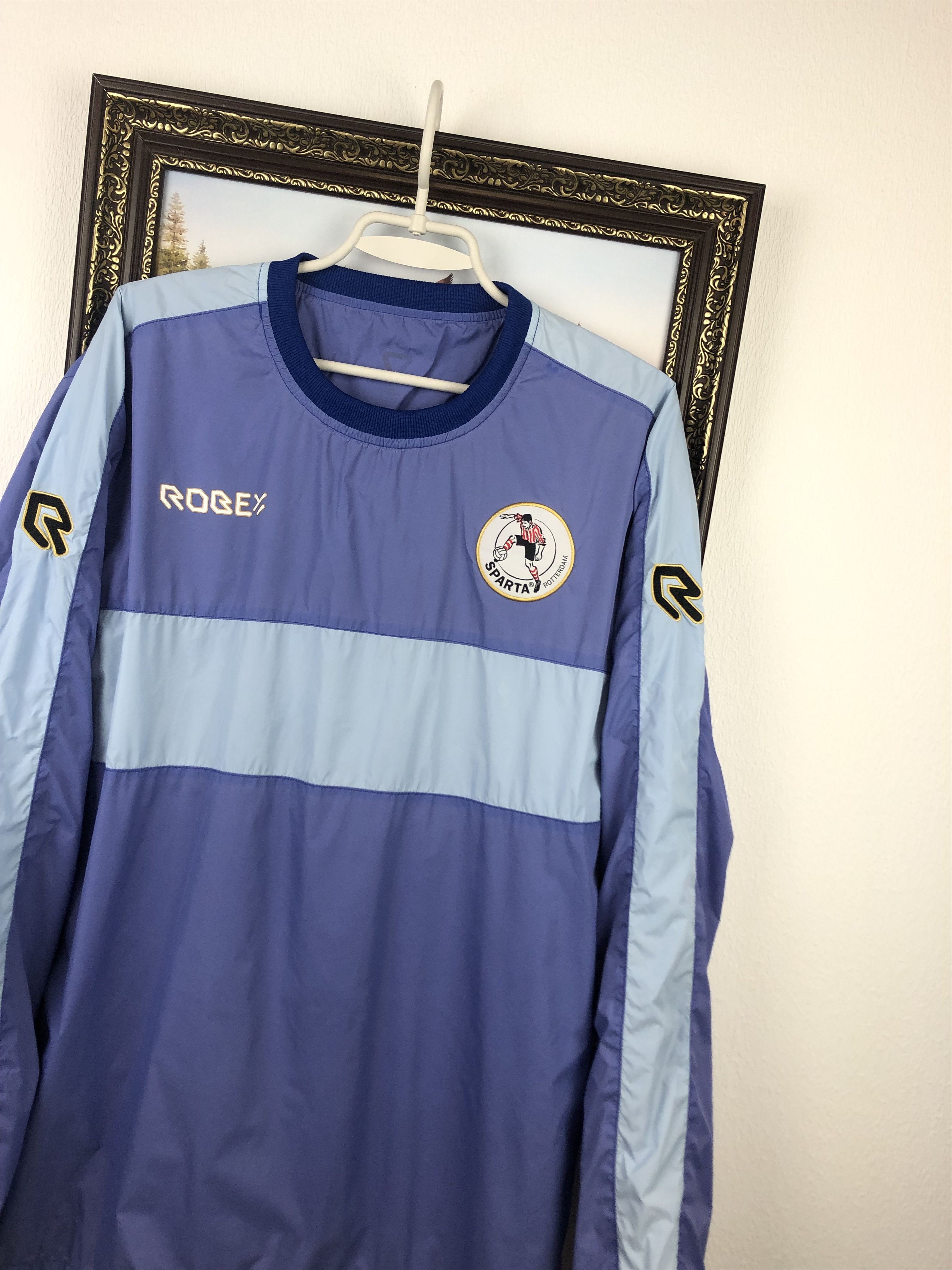 Vintage Sparta Rotterdam Jacket Soccer Track Top Windbreaker Train Size US L / EU 52-54 / 3 - 4 Thumbnail